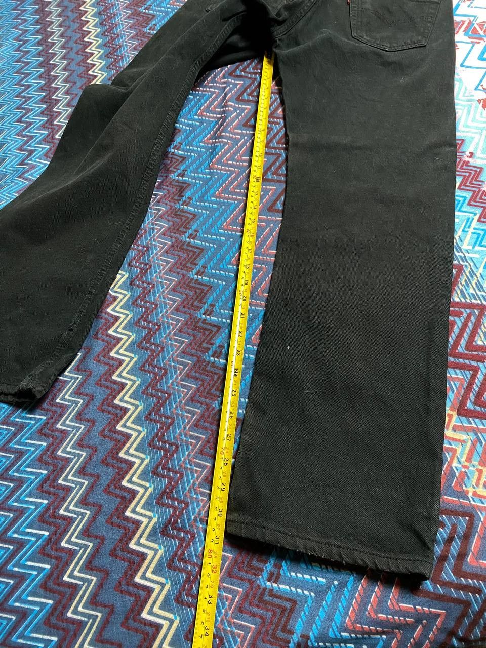 Levi's Denim pants black Levi's 501 vintage jeans W34 Y2K Size US 34 / EU 50 - 17 Thumbnail