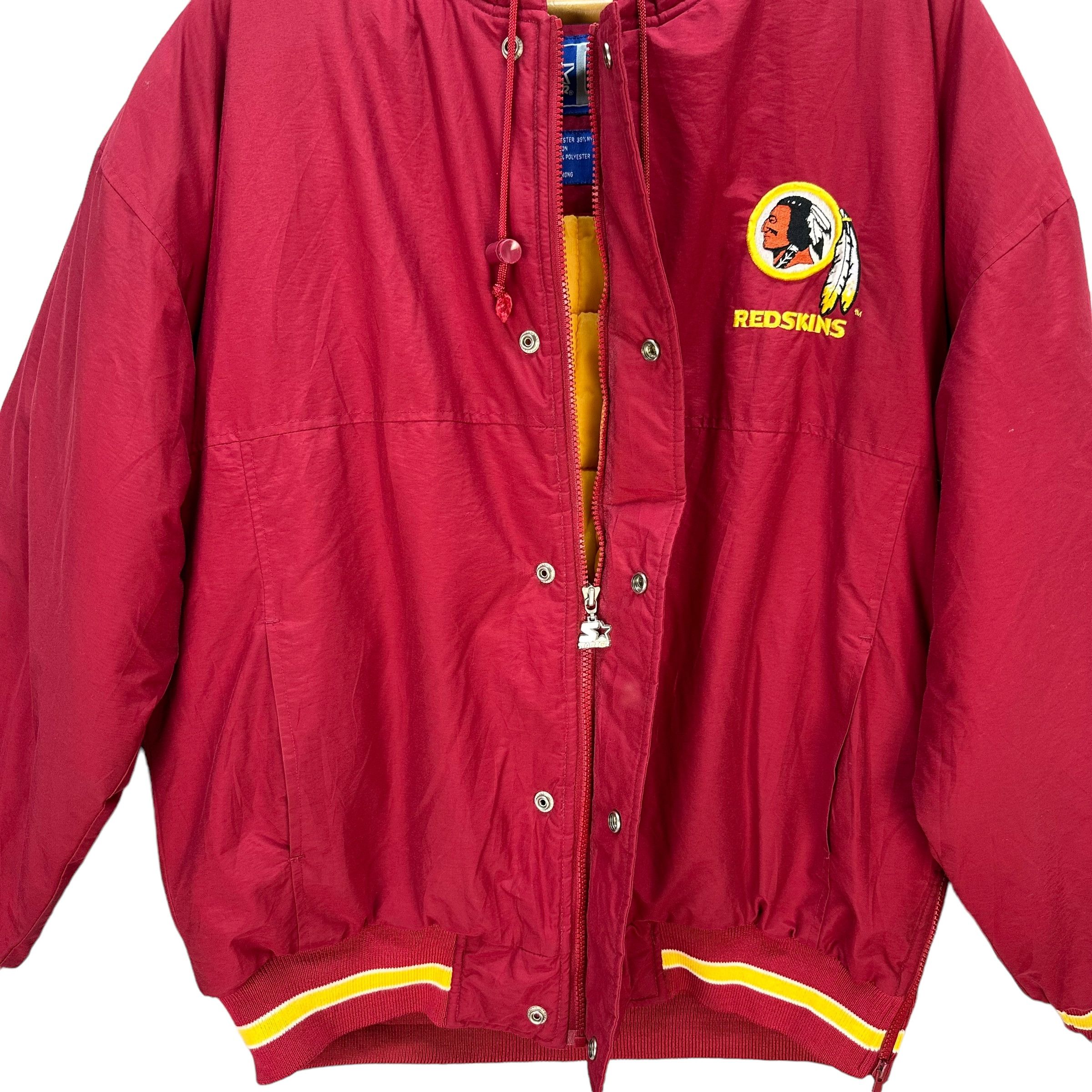 Starter NFL STARTER REDSKINS BIG LOGO HOODED JACKET #8880-034 Size US L / EU 52-54 / 3 - 11 Thumbnail