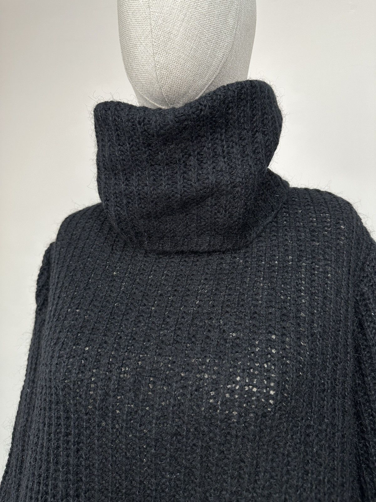 Other HINDAHL & SKUDELNY Avant Garde Mohair High Neck Knit Sweater Size M / US 6-8 / IT 42-44 - 7 Thumbnail
