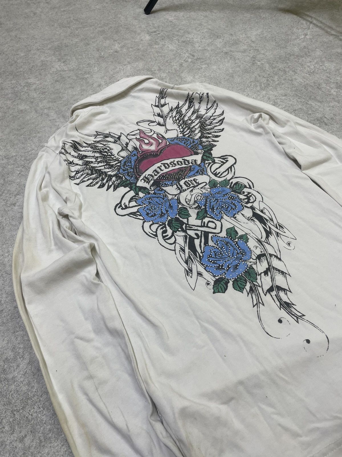 Hysteric Glamour × If Six Was Nine × Le Grande Bleu (L.G.B.) IfSixWasNine LGB Hard Soda Bardsoda Tattoo Mesh Top Glam Size US M / EU 48-50 / 2 - 2 Thumbnail