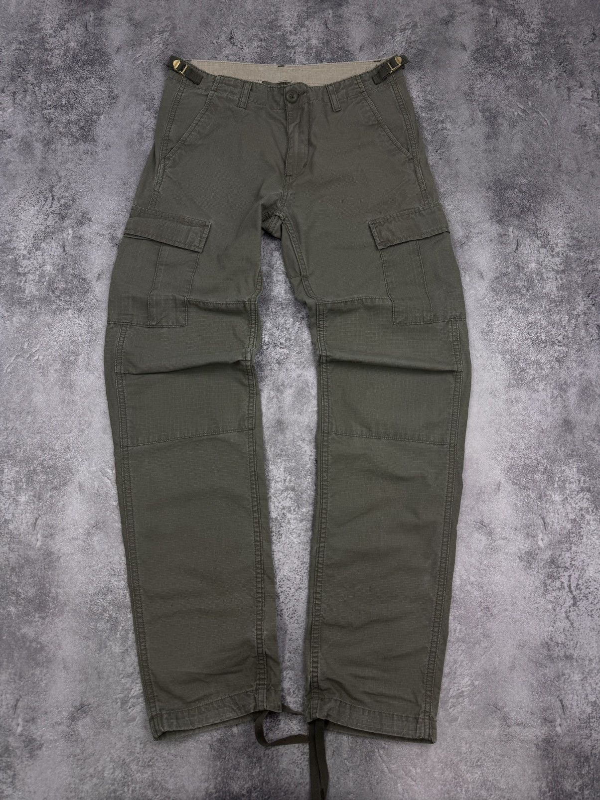 Carhartt Carhartt Men Cargo Pants Olive Cotton Size 29 Size US 28 / EU 44 - 4 Thumbnail