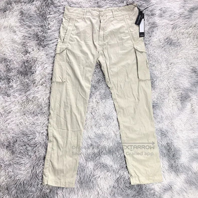 Stone Island Stone Island Phantom Series Beige Double Pocket Trousers Size US 34 / EU 50 - 1 Thumbnail