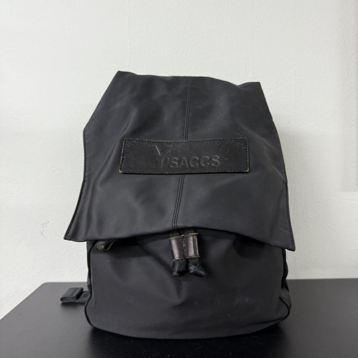 Yohji Yamamoto 1990s Ysaccs Nylon Leather Backpack Size ONE SIZE - 1 Thumbnail
