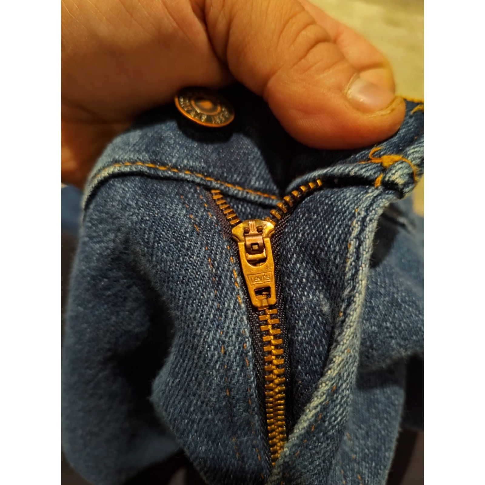 Levi's VINTAGE Levi's Action Jeans Mens 48x30 High Rise Straight Fit Denim USA 90s Size US 32 / EU 48 - 7 Thumbnail