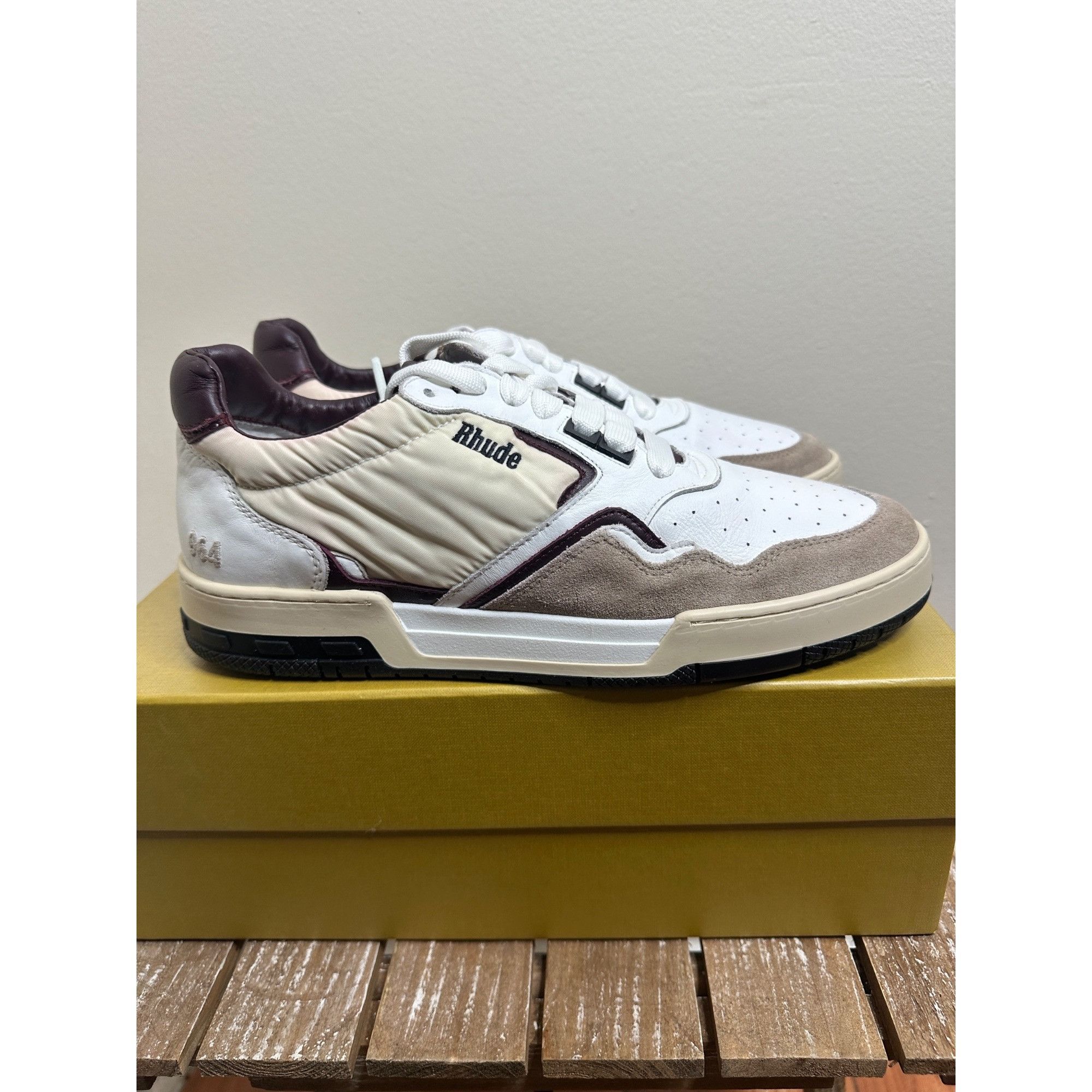 Rhude Rhude Racing Logo Embroidered Sneaker Size US 10 / EU 43 - 1 Thumbnail