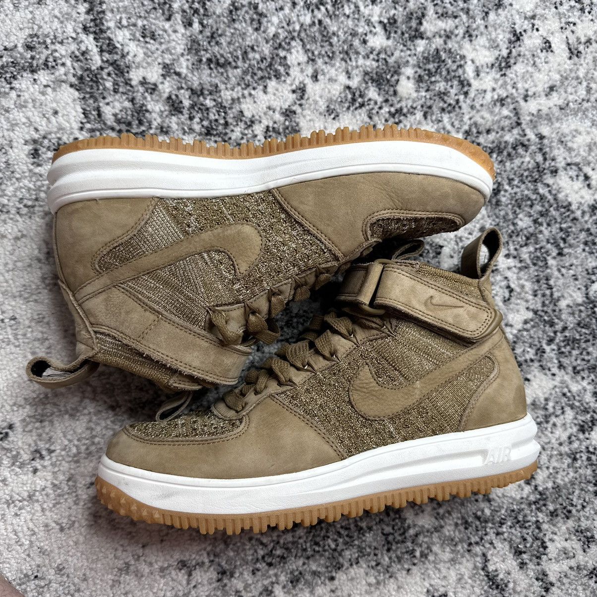 Nike NIKE LUNAR FORCE 1 FLYKNIT WORKBOOT GOLDEN BEIGE Size US 8 / EU 41 - 2 Thumbnail