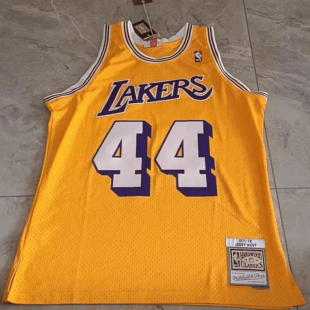 NBA Los Angeles Lakers 44 Jerry West Jersey Size US M / EU 48-50 / 2 - 1 Thumbnail