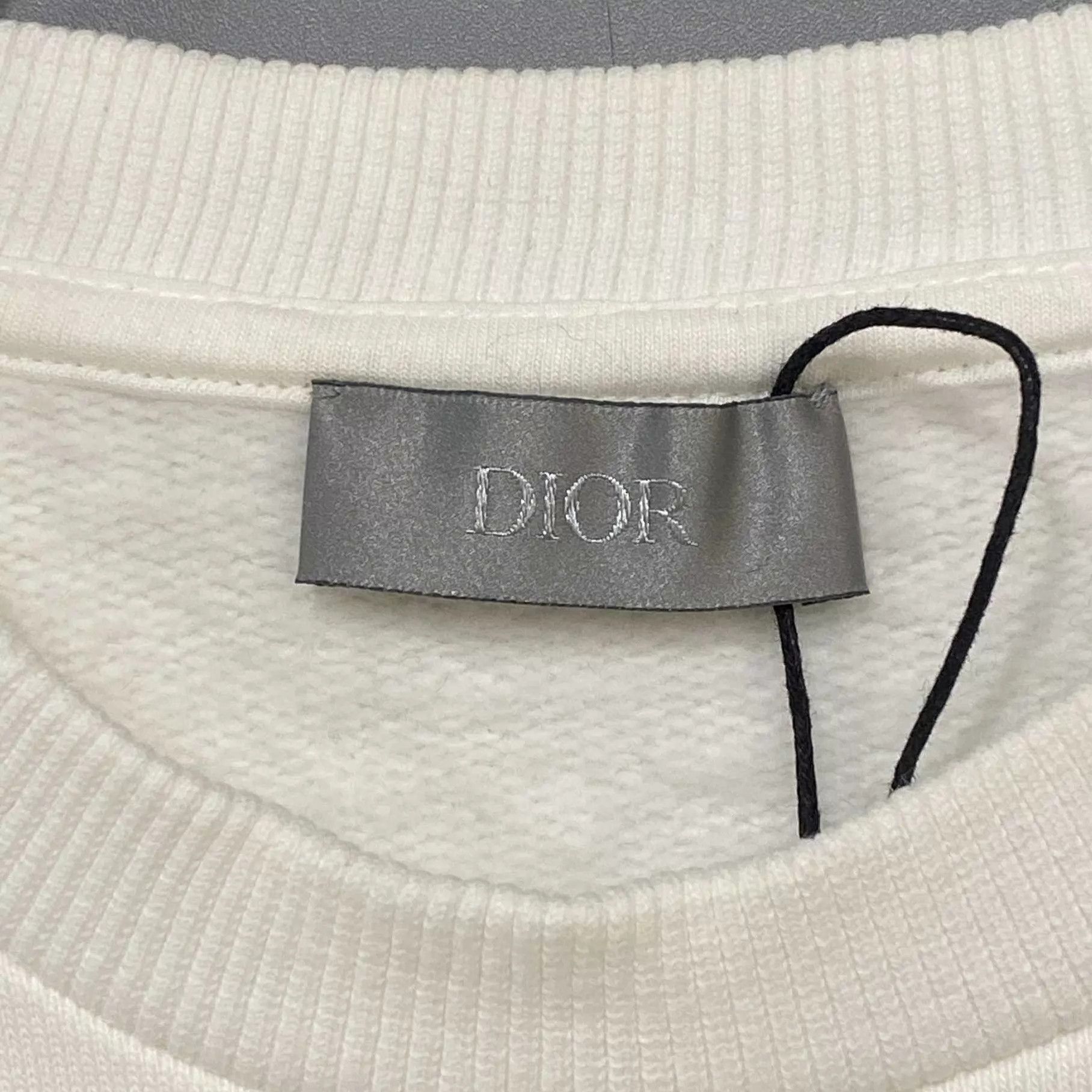 Kaws Dior x KAWS White Bee Rhinestone LS Sweatshirt XS Size US XS / EU 42 / 0 - 6 Thumbnail