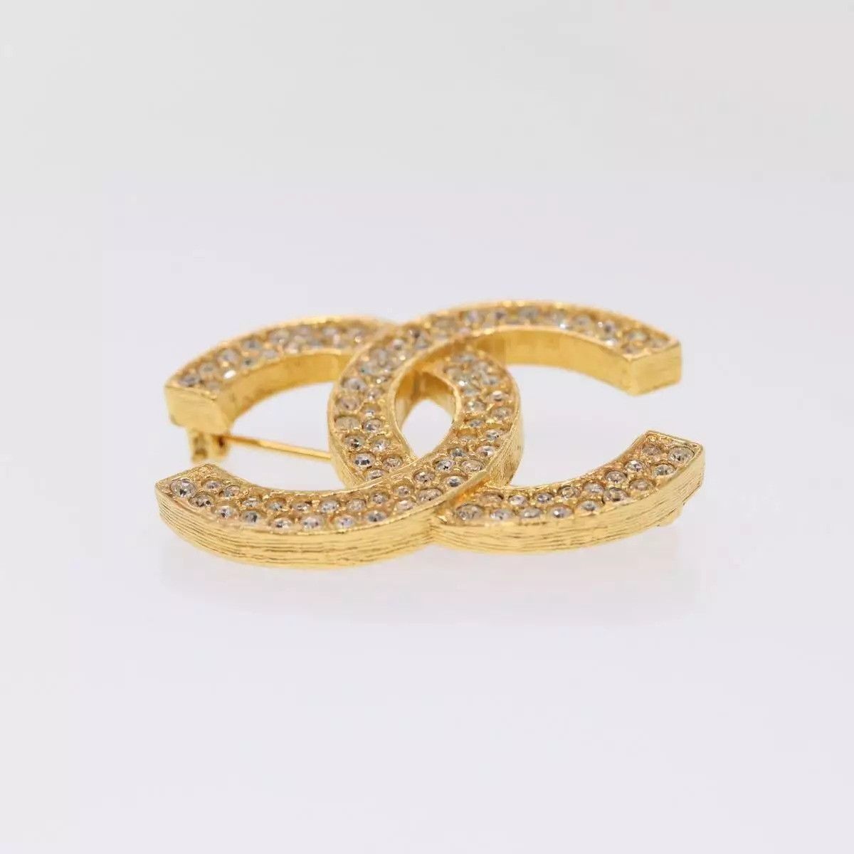 Chanel CHANEL COCO Mark Brooch metal Gold CC Auth Size ONE SIZE - 9 Thumbnail