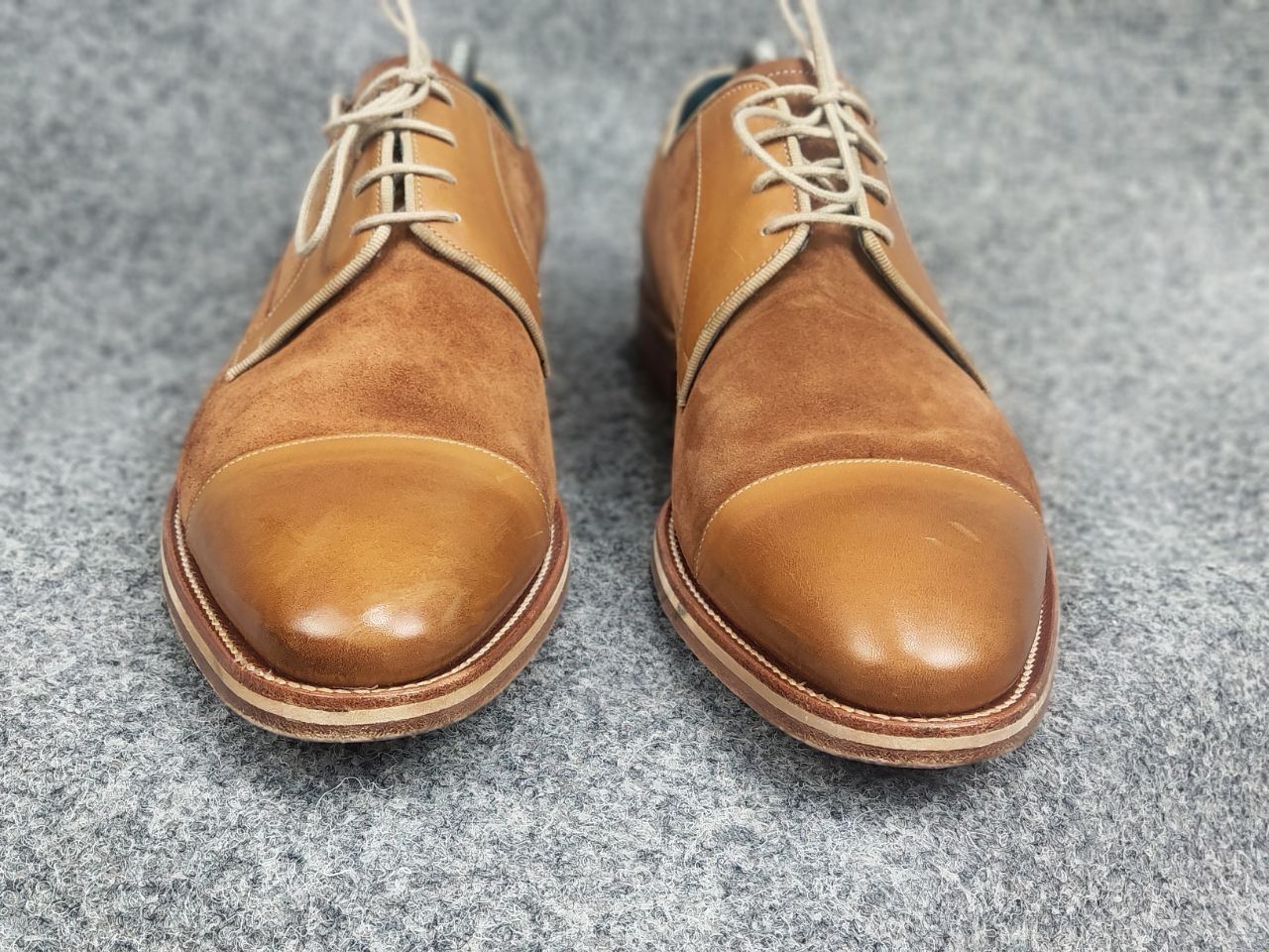 Barker Barker Design Butler Derby brown leather suede Classic Shoes Size US 11 / EU 44 - 7 Thumbnail