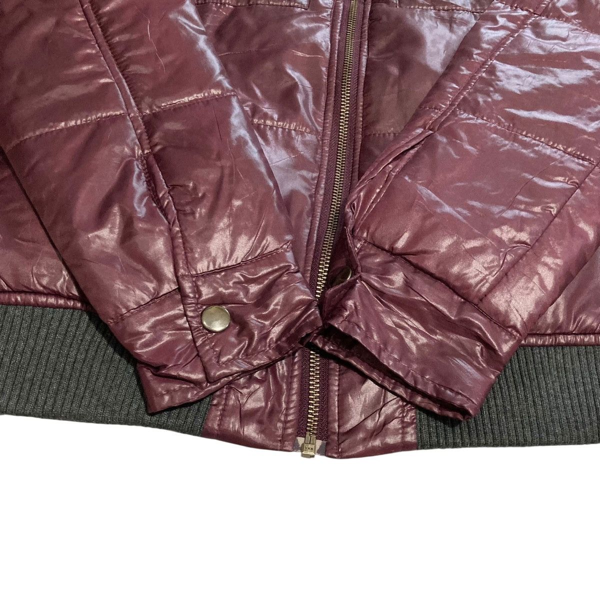 Hysteric Glamour APRM - Burgundy Bomber Quilted Jacket Vkei Japanese Size US M / EU 48-50 / 2 - 4 Thumbnail