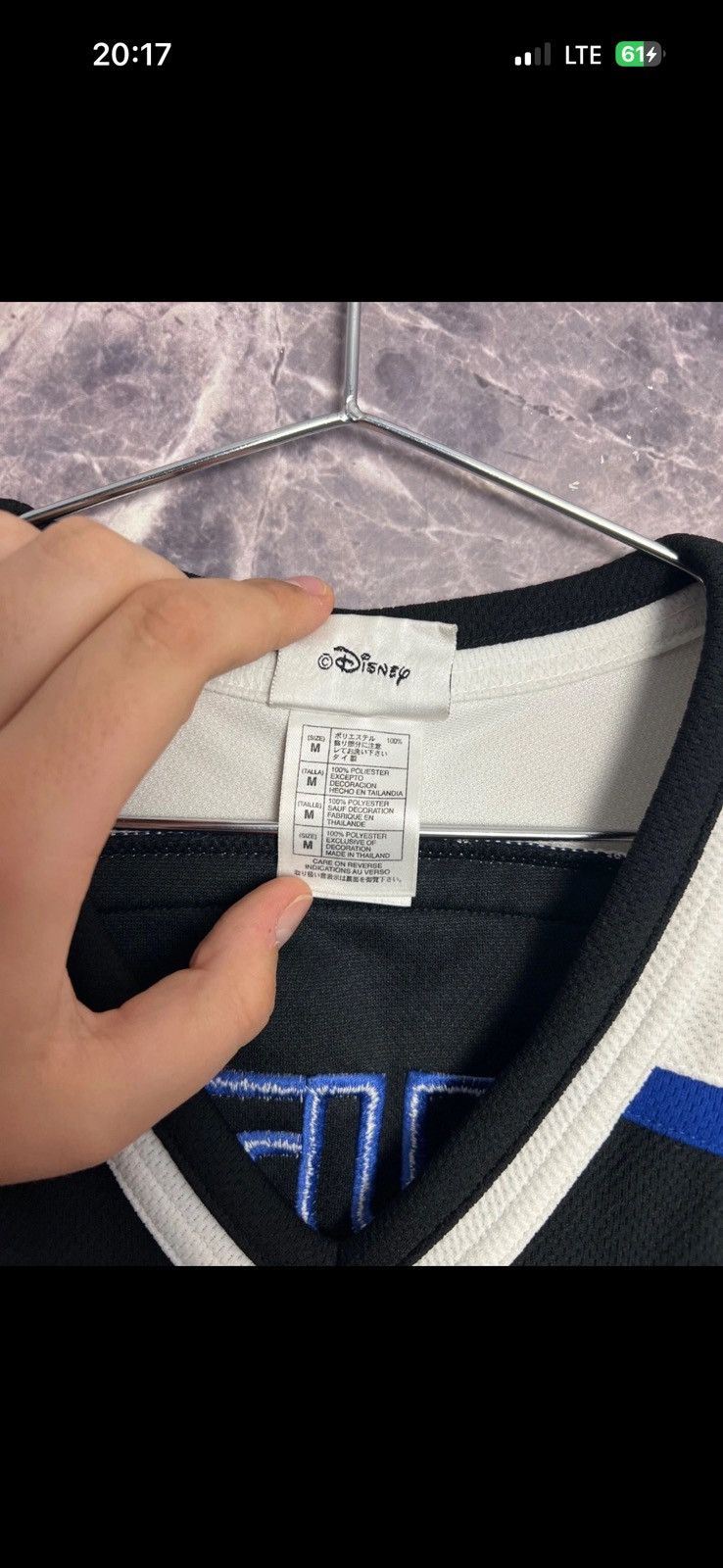 Disney Crazy Y2K! Vintage Disney Pluto K9 ice hockey jersey ! Size US M / EU 48-50 / 2 - 6 Thumbnail