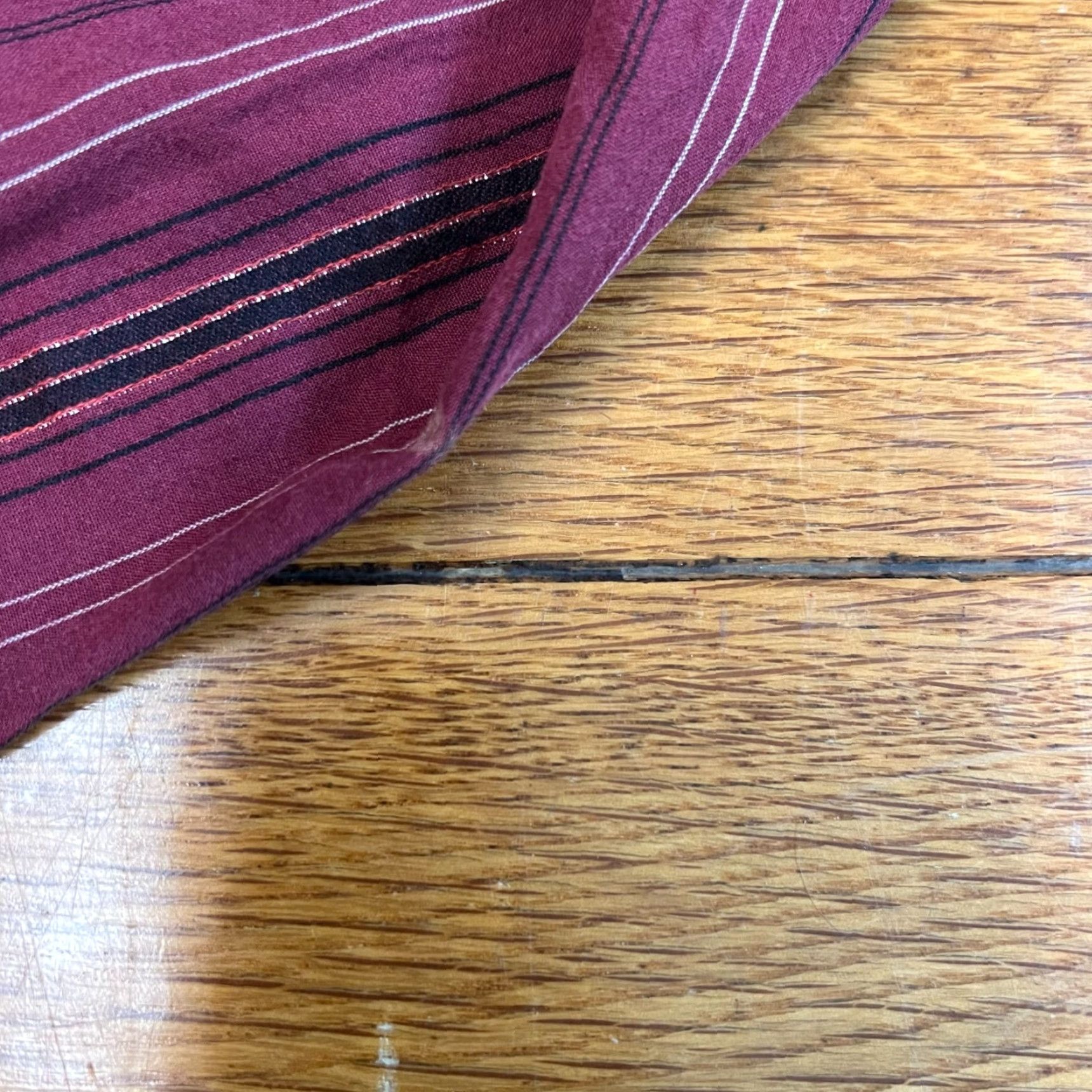 Wrangler VINTAGE Wrangler Western Fashion Snap Shirt Mens XL Maroon Striped Long Sleeve Shirt Size US XL / EU 56 / 4 - 6 Thumbnail