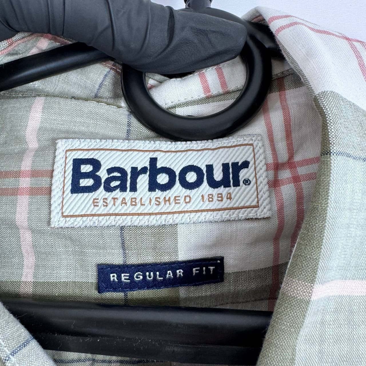 Barbour Barbour Mens Short Sleeve Shirt Check Plaid Casual Size L Size L / US 10 / IT 46 - 3 Thumbnail