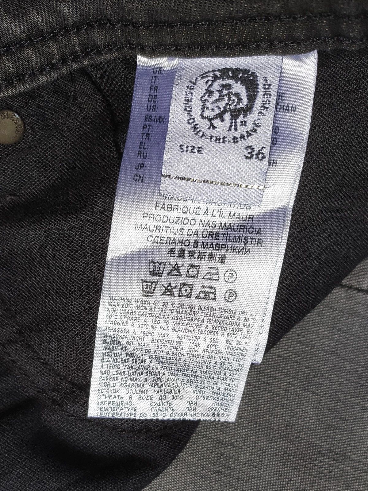 Diesel Diesel TROXER L.32 MENS JEANS SLTP/9997 Size US 36 / EU 52 - 8 Thumbnail