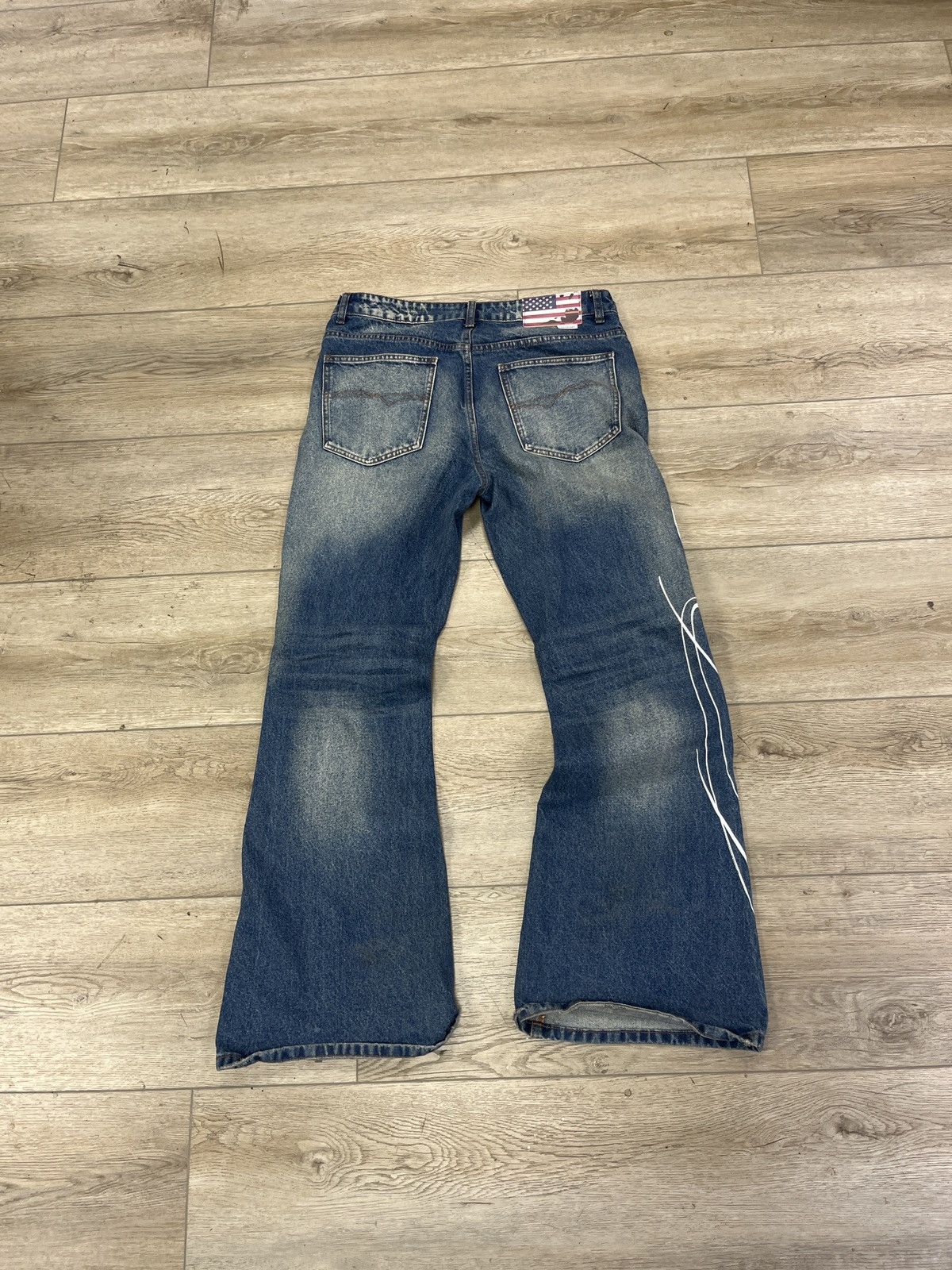 The GV Gallery GV gallery Raspberry Denim flare Jeans Size US 33 - 2 Thumbnail