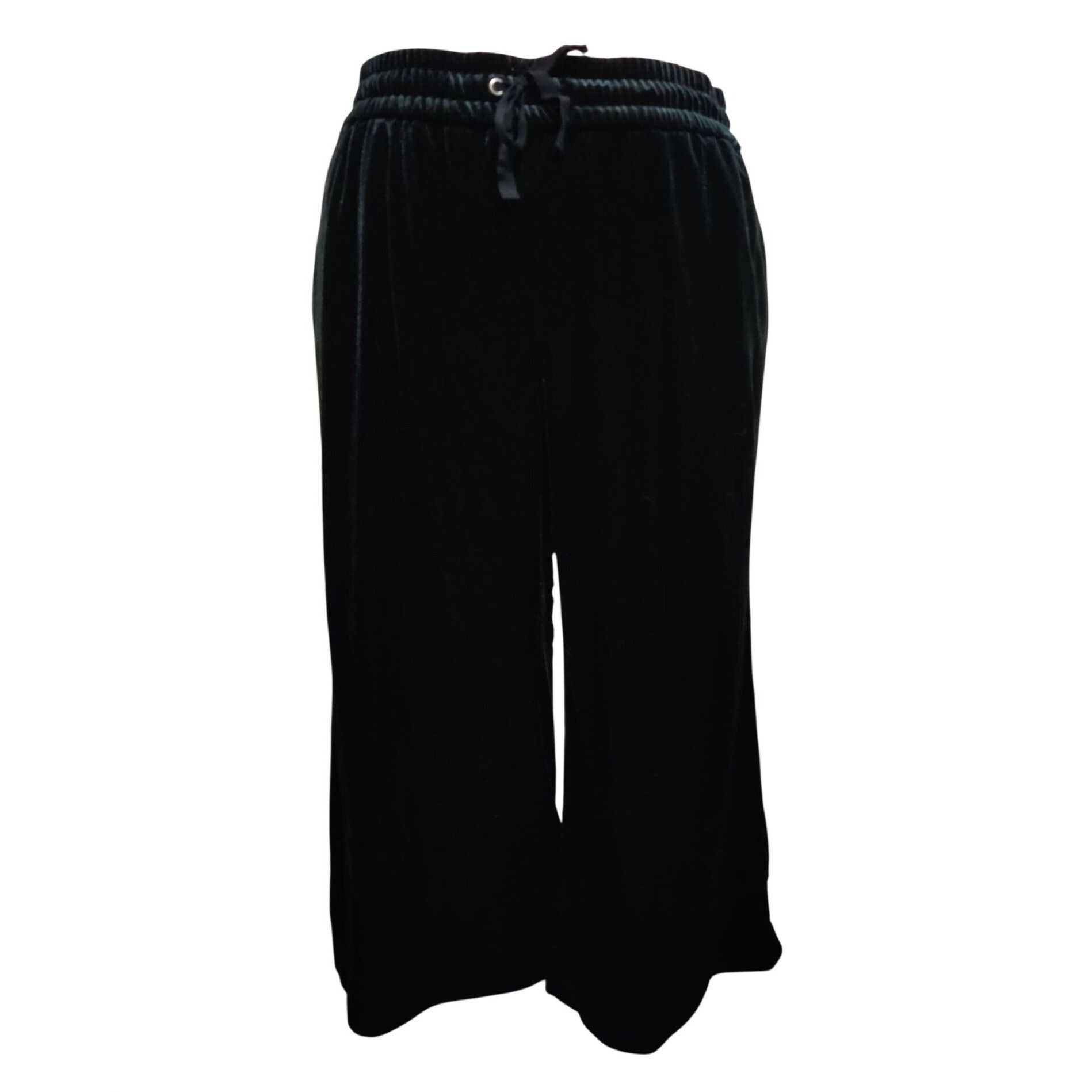 Other Simply Vera Vera Wang L Womens Pants Black Velour Wide Leg C Size 34" / US 12 / IT 48 - 10 Thumbnail
