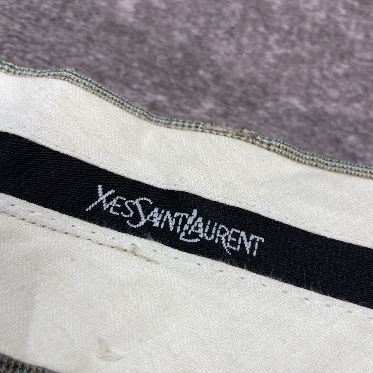 Vintage Vintage Yves Saint Laurent Opti Zip Pants Size US 35 - 9 Thumbnail