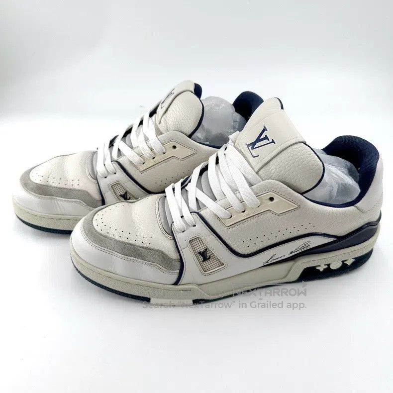 Louis Vuitton Louis Vuitton Trainer Navy Blue Board Shoes Size US 8.5 / EU 41-42 - 1 Thumbnail