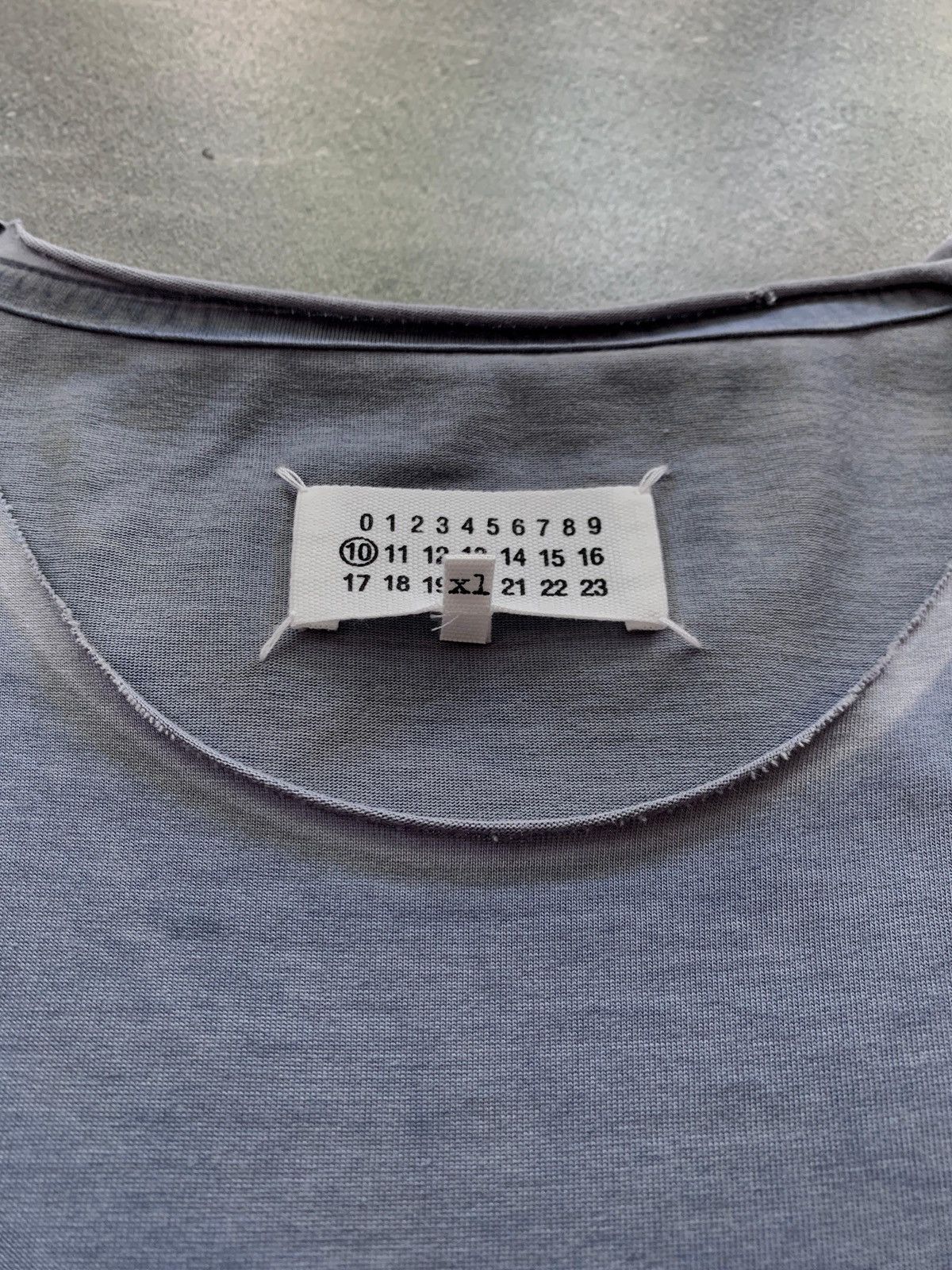 Maison Margiela FREE TAX! Line 10 Distressed Faded Teee Size US XL / EU 56 / 4 - 8 Thumbnail