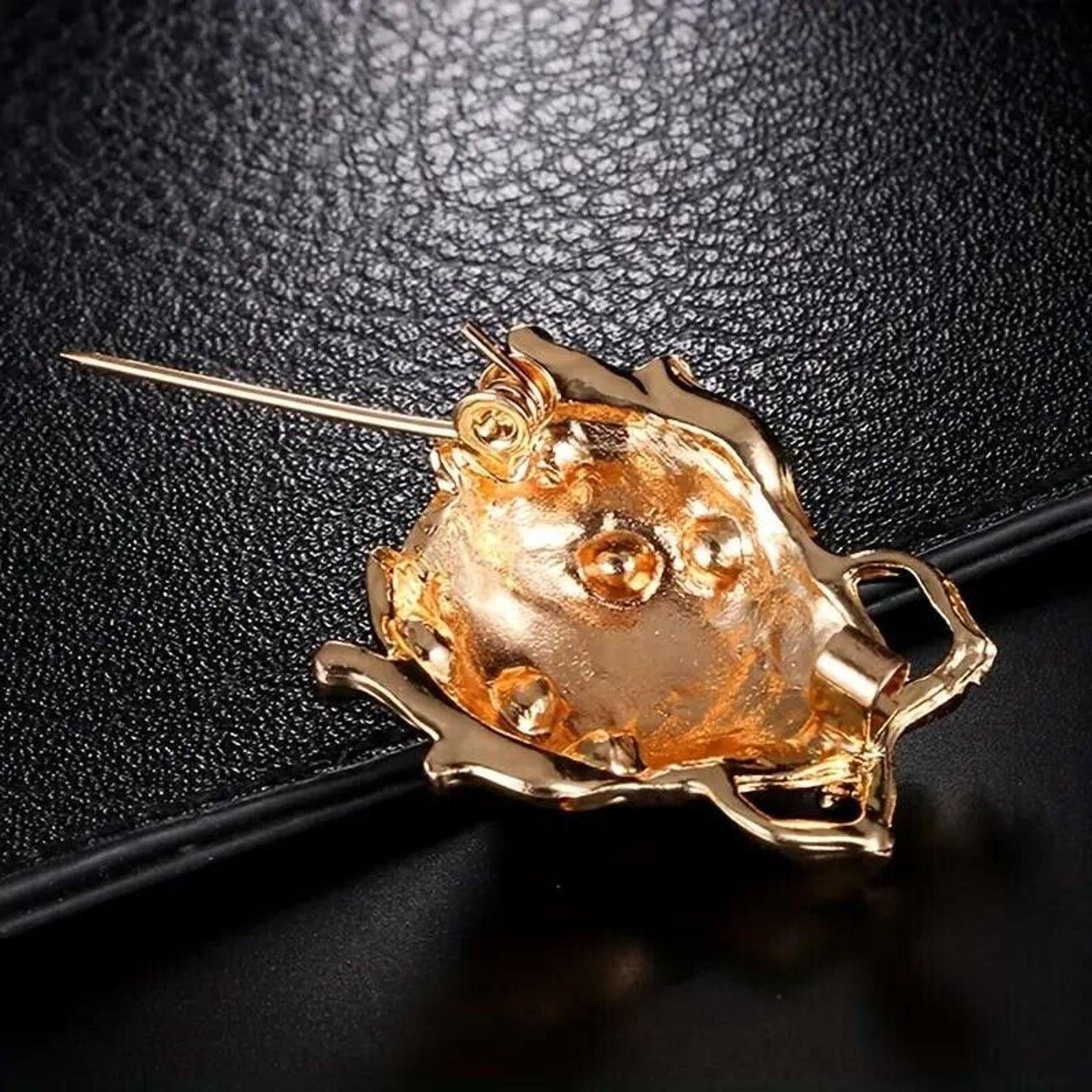 Other Gorgeous LadyBug Lady Bird Brooch • Rhinestones •Goldtone Size ONE SIZE - 5 Thumbnail