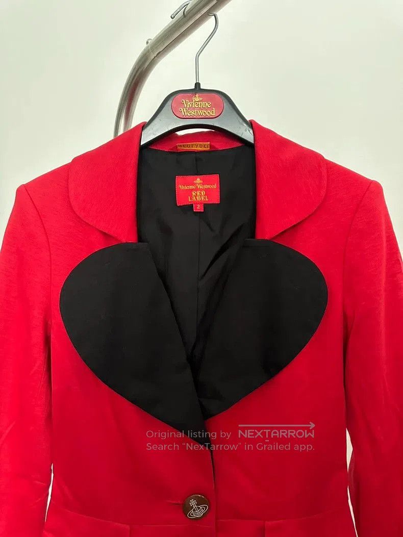Vivienne Westwood Vivienne Westwood Red Heart Collar Blazer . Size US M / EU 48-50 / 2 - 2 Thumbnail