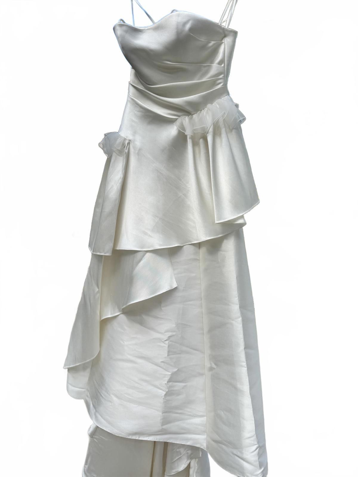 Other Elegant White Maxi Dress with Layered Design Size M / US 6-8 / IT 42-44 - 5 Thumbnail