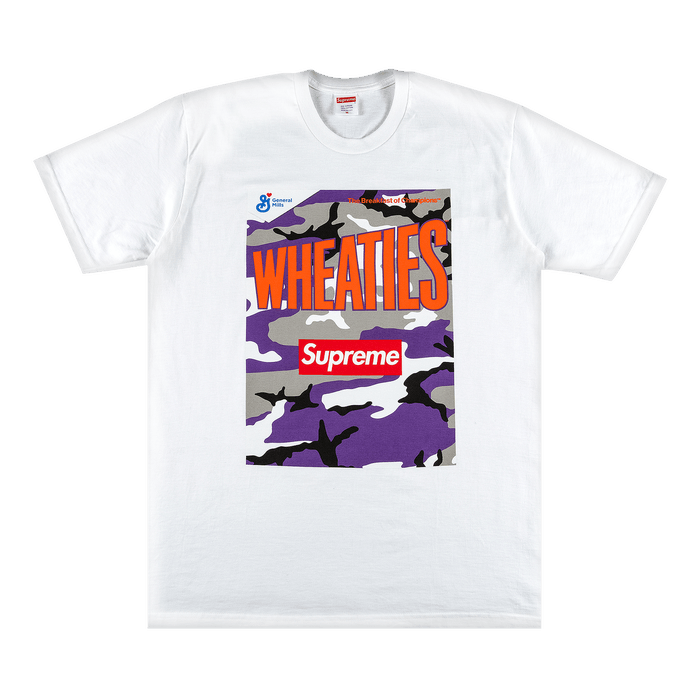 Supreme Supreme x Wheaties Tee White | Grailed