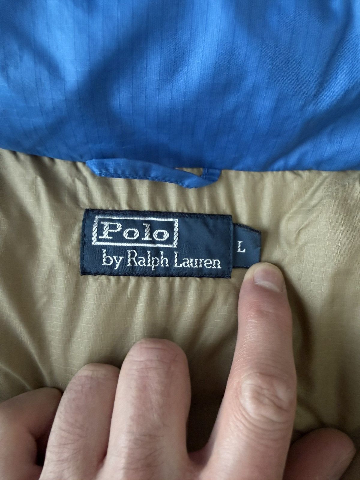 Polo Ralph Lauren Vintage 90’s Blue Polo Ralph Lauren Puffer Jacket With Hood Size US L / EU 52-54 / 3 - 16 Thumbnail