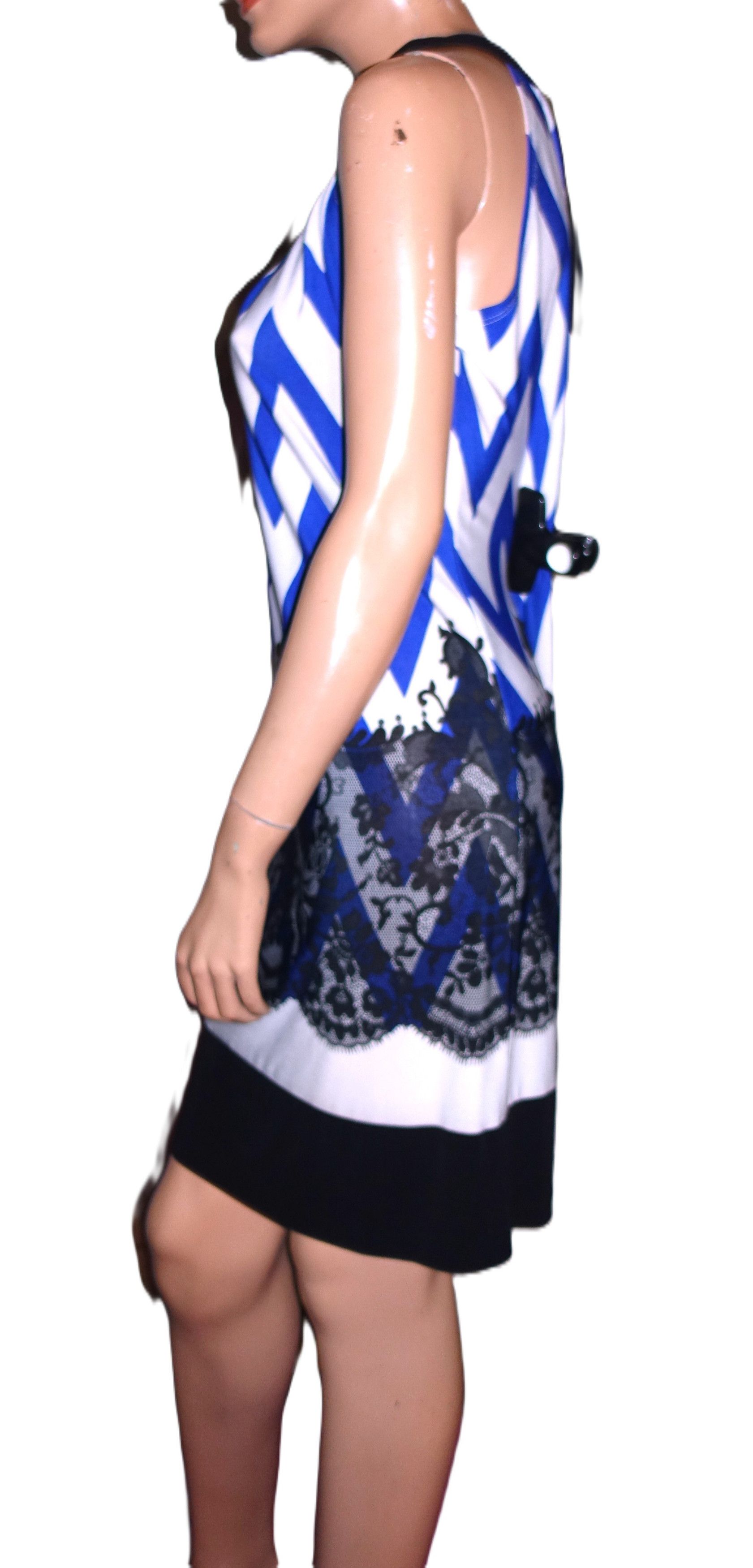 Other En Focus Studio Zig Zag Faux Lace Dress 12 Size XL / US 12-14 / IT 48-50 - 5 Thumbnail