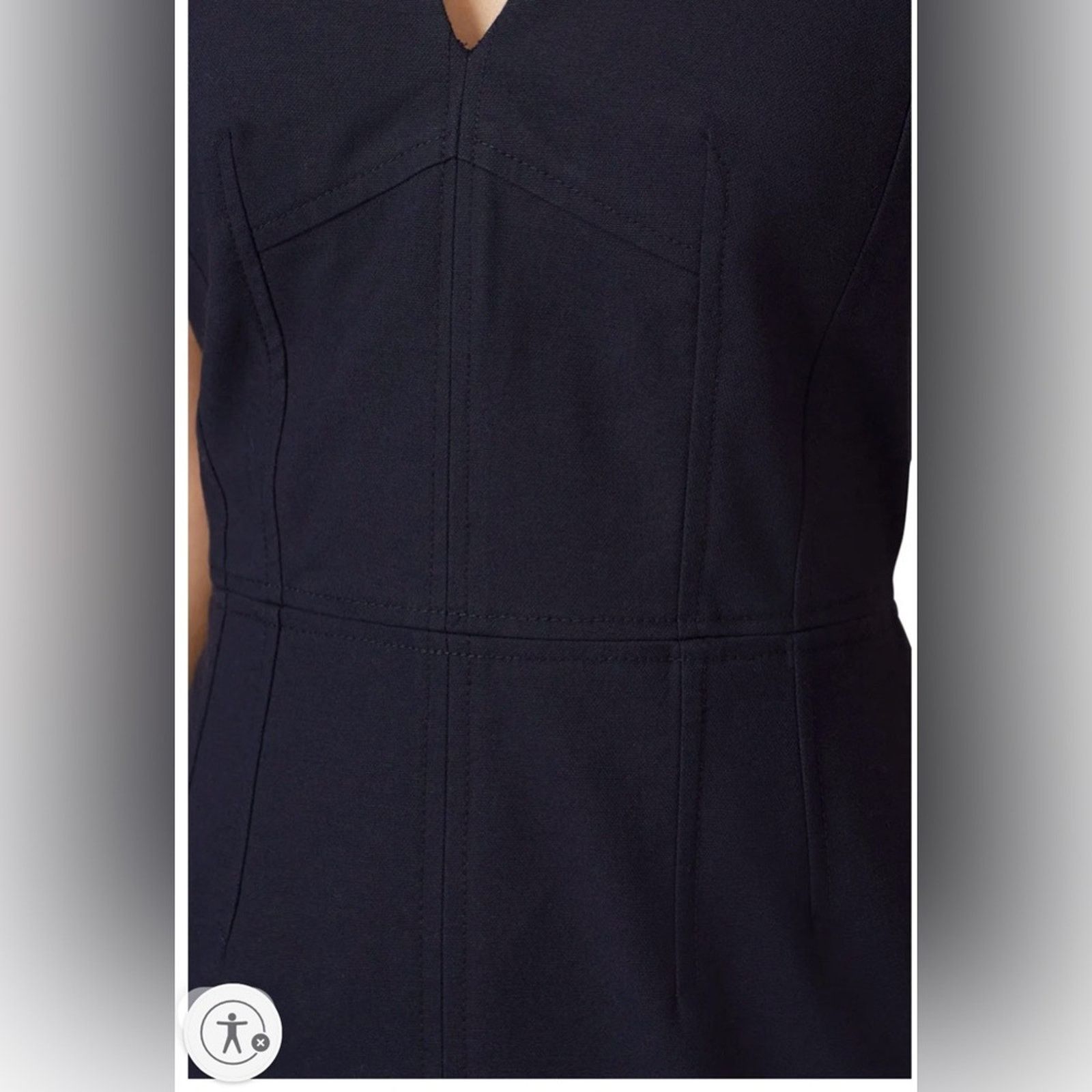 Rebecca Taylor Rebecca Taylor $395 Elegant Navy Blue Women's Skirt Size 2 Size XS / US 0-2 / IT 36-38 - 3 Thumbnail