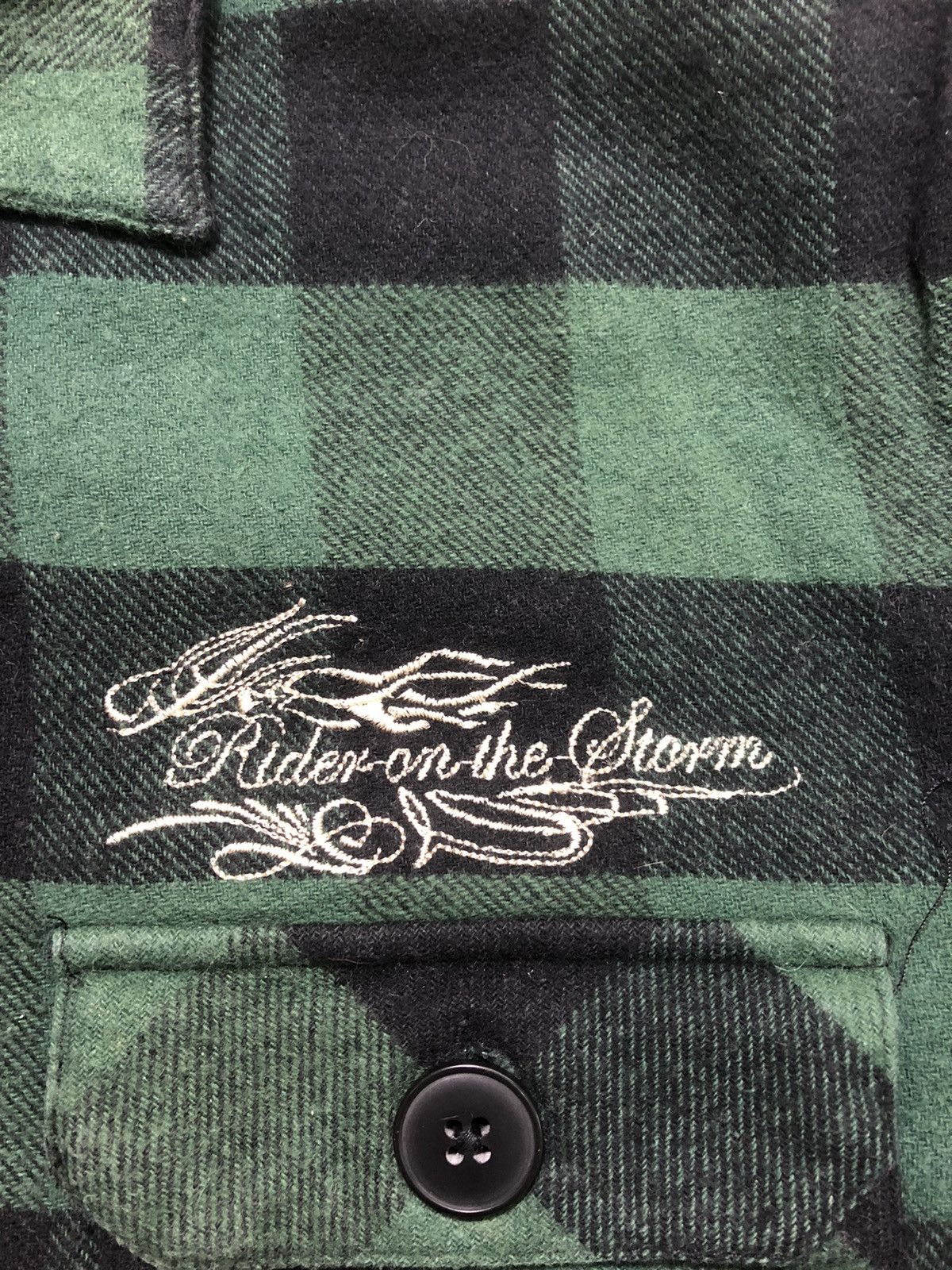 If Six Was Nine × In The Attic × Le Grande Bleu (L.G.B.) Vintage In The Attic Homme Riders on the Storm Plaid Shirt Size US M / EU 48-50 / 2 - 7 Thumbnail