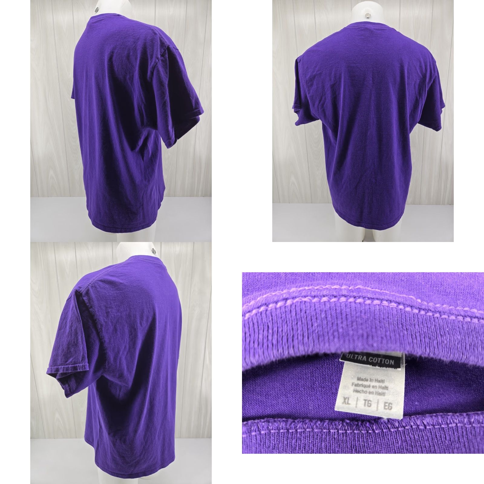 Gildan VINTAGE UNA North Alabama Graphic Print Gildan Mens College T Shirt Purple XL Size US XL / EU 56 / 4 - 8 Thumbnail