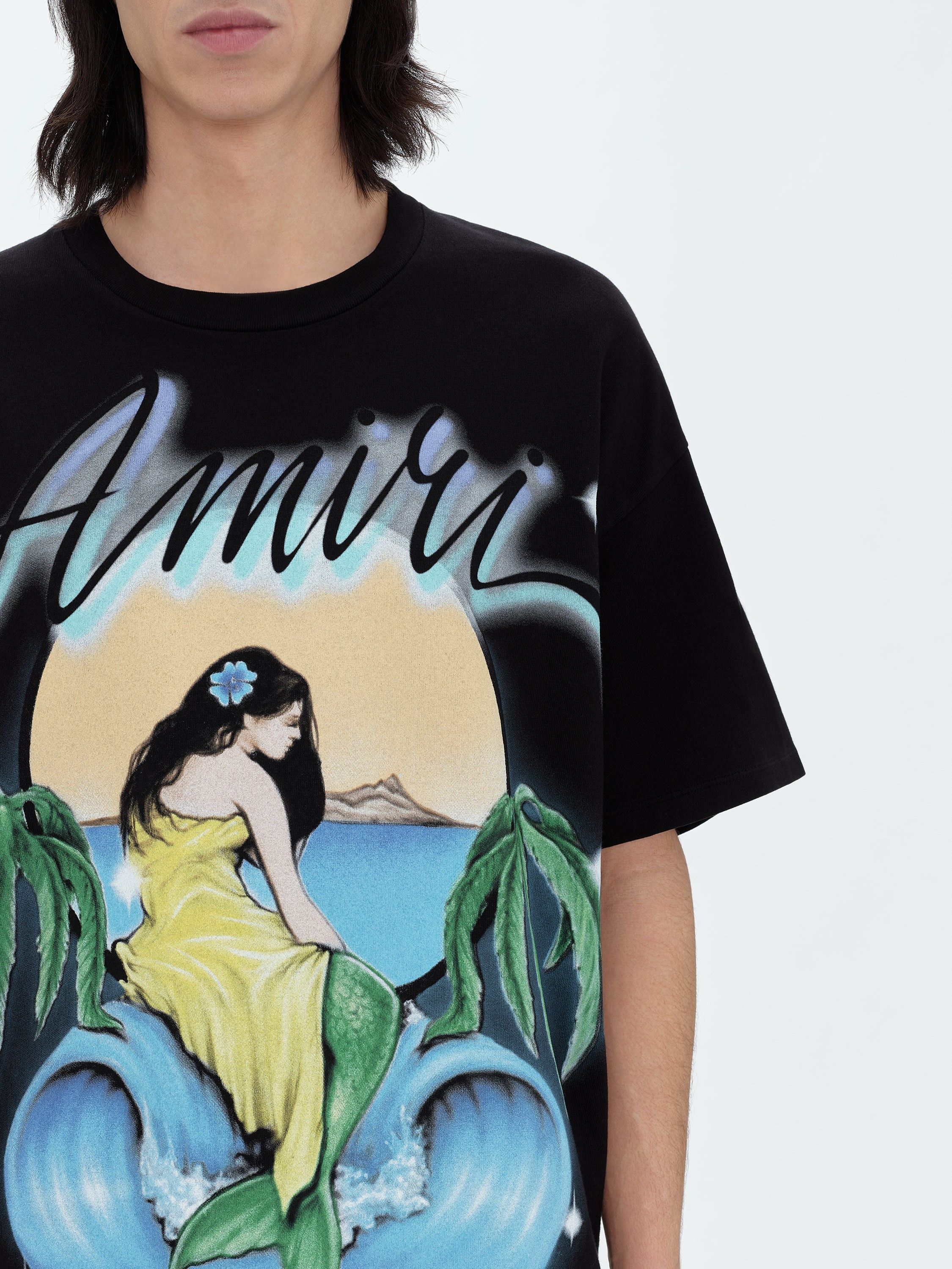 Amiri o1orln1025 Oversized Mermaid T-Shirt in Multicolor Size US S / EU 44-46 / 1 - 5 Thumbnail