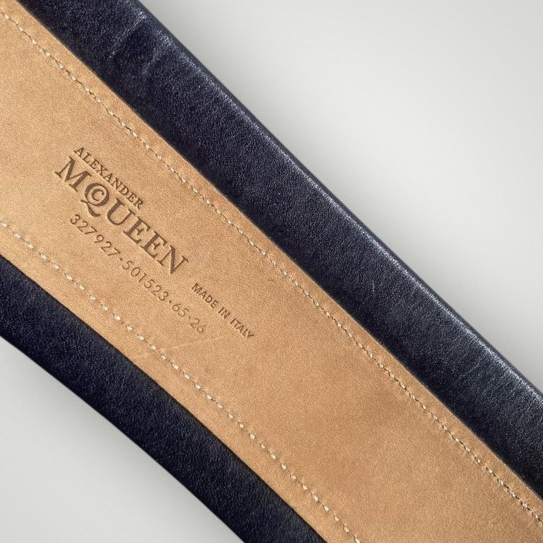 Alexander McQueen Alexander McQueen Wide Leather Belt Size ONE SIZE - 4 Thumbnail