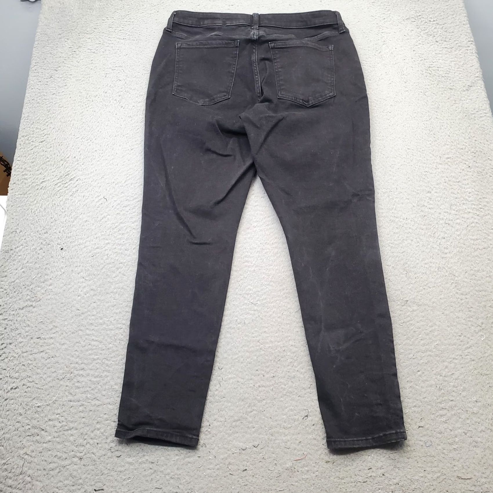 Banana Republic Banana Republic Women Size 32 Jeans Black Denim Skinny Curvy 5-Pocket Denim Stretch Inseam 28.25" Regular Fit Size 24" / US 00 / IT 34 - 2 Thumbnail