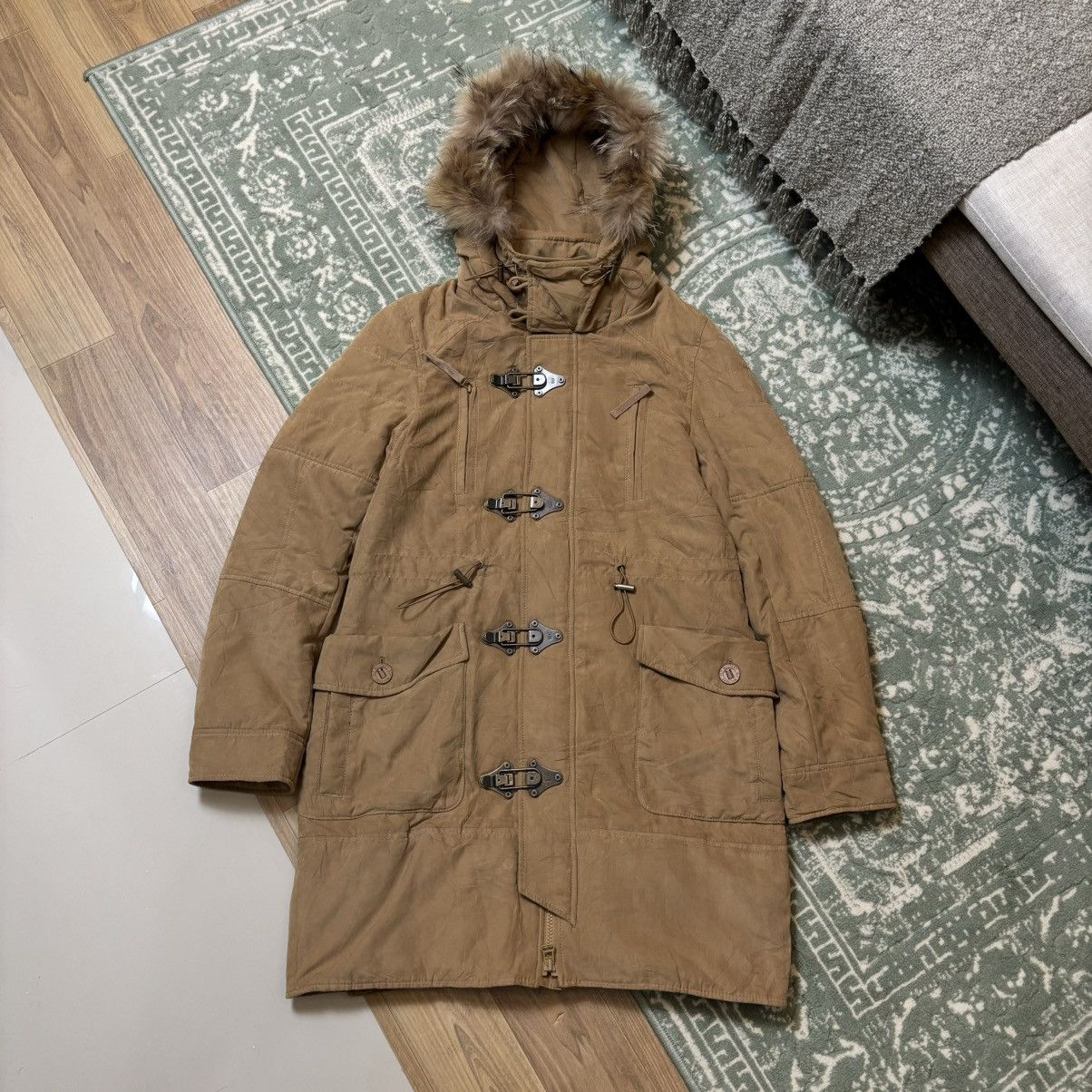 If Six Was Nine × Le Grande Bleu (L.G.B.) SLY military Fur jacket bondage style Size US M / EU 48-50 / 2 - 1 Thumbnail