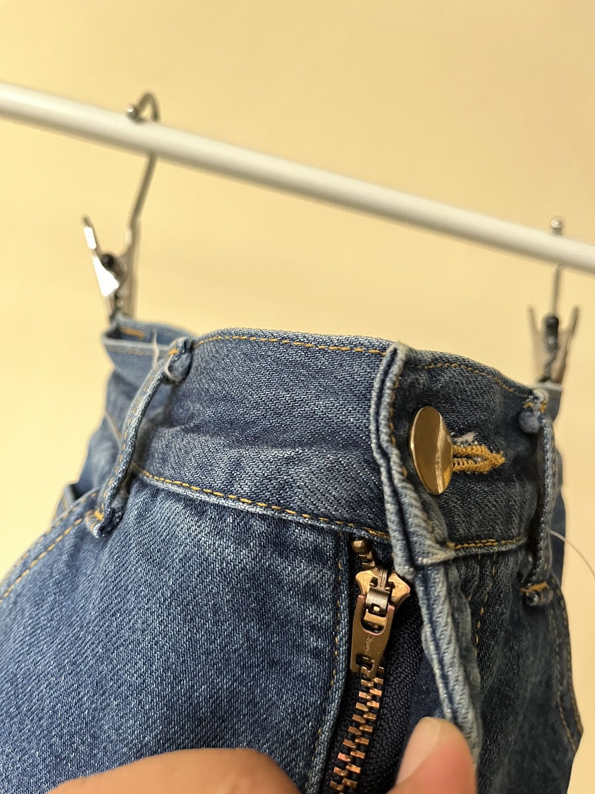 Yves Saint Laurent Yves Saint Lauren Embroidered Logo Size 24" / US 00 / IT 34 - 6 Thumbnail