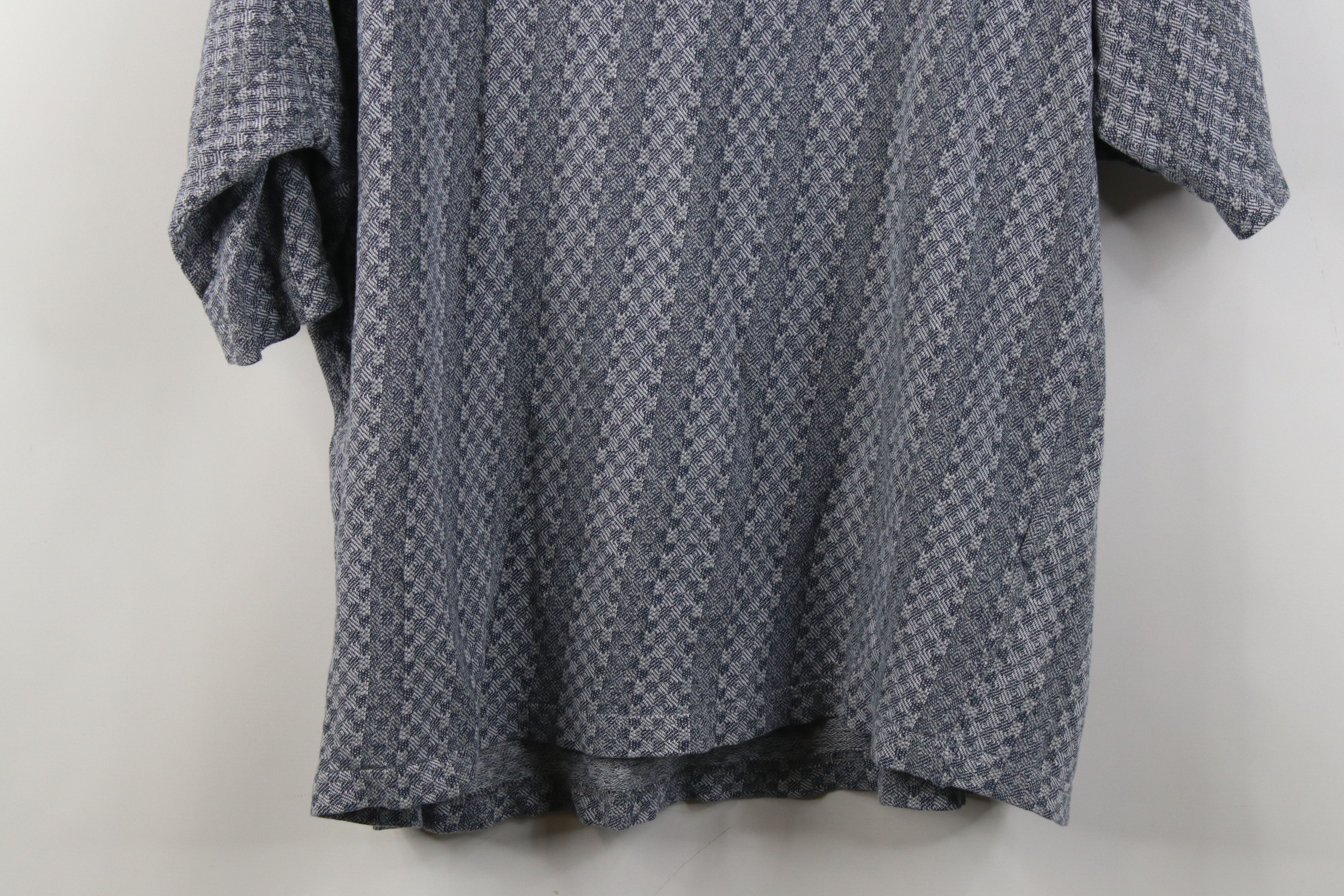 Vintage Vintage 90s Streetwear Checkered Knit Golf Polo Shirt Size US XL / EU 56 / 4 - 13 Thumbnail