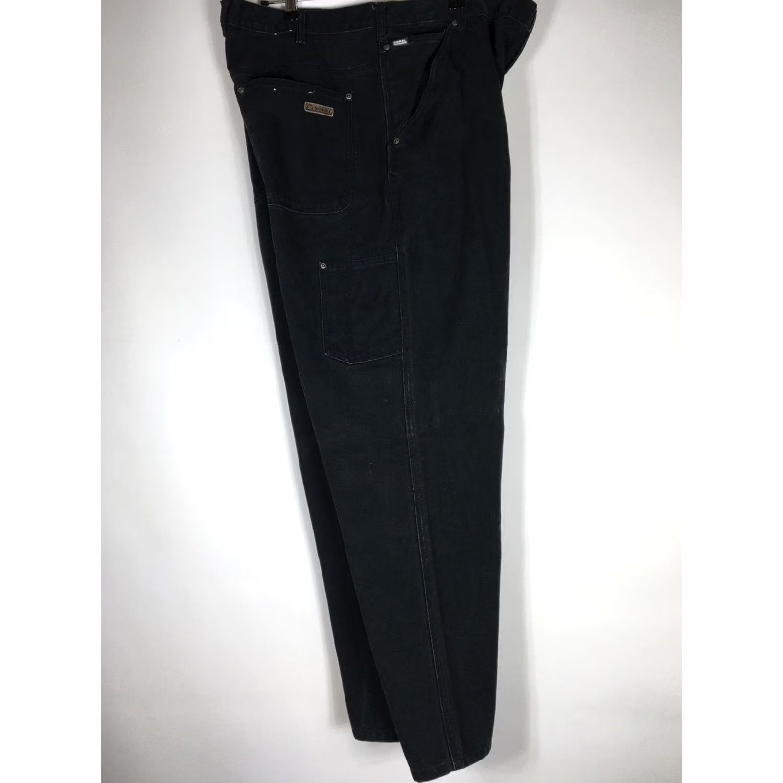 SOREL Sorel Men's Utility Pants Black 40x34 Denim Cargo Wide-Leg Work Pants Casual, Workwear Mens Pants Size US 40 / EU 56 - 5 Thumbnail