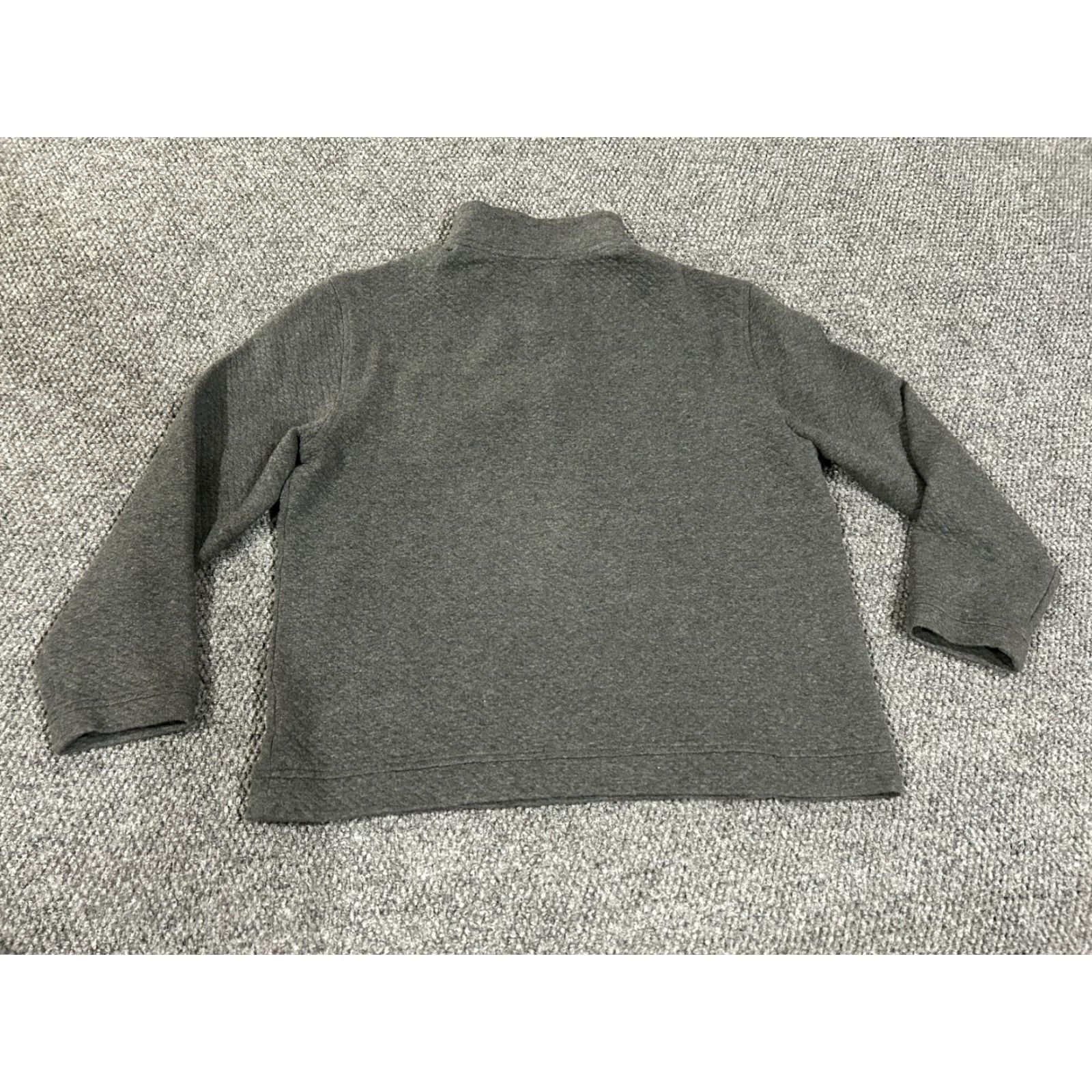 Johnston & Murphy Johnston & Murphy quarter zip sweater Mens Large Gray knit casual pullover Size US L / EU 52-54 / 3 - 7 Thumbnail