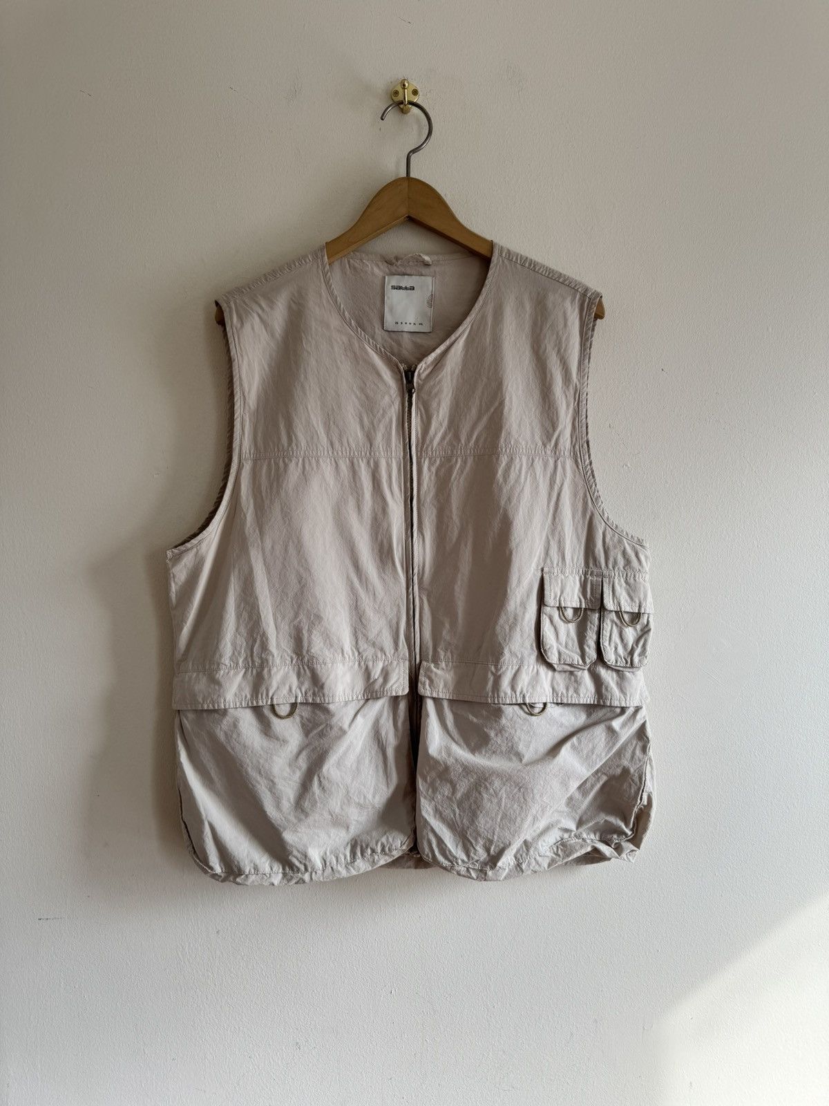 Satta Satta Utility Vest Beige Cotton Multi Pocket Size L Size US L / EU 52-54 / 3 - 1 Thumbnail