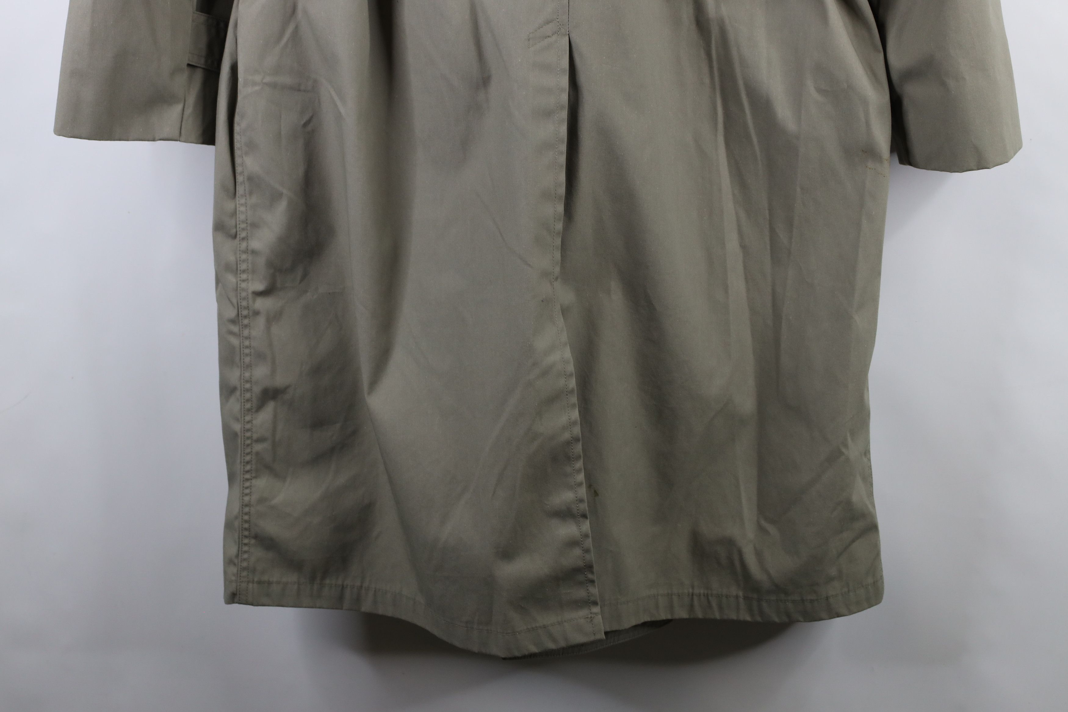 Vintage Vintage 90s Military Trench Coat Rain Jacket Pewter USA Size US L / EU 52-54 / 3 - 16 Thumbnail