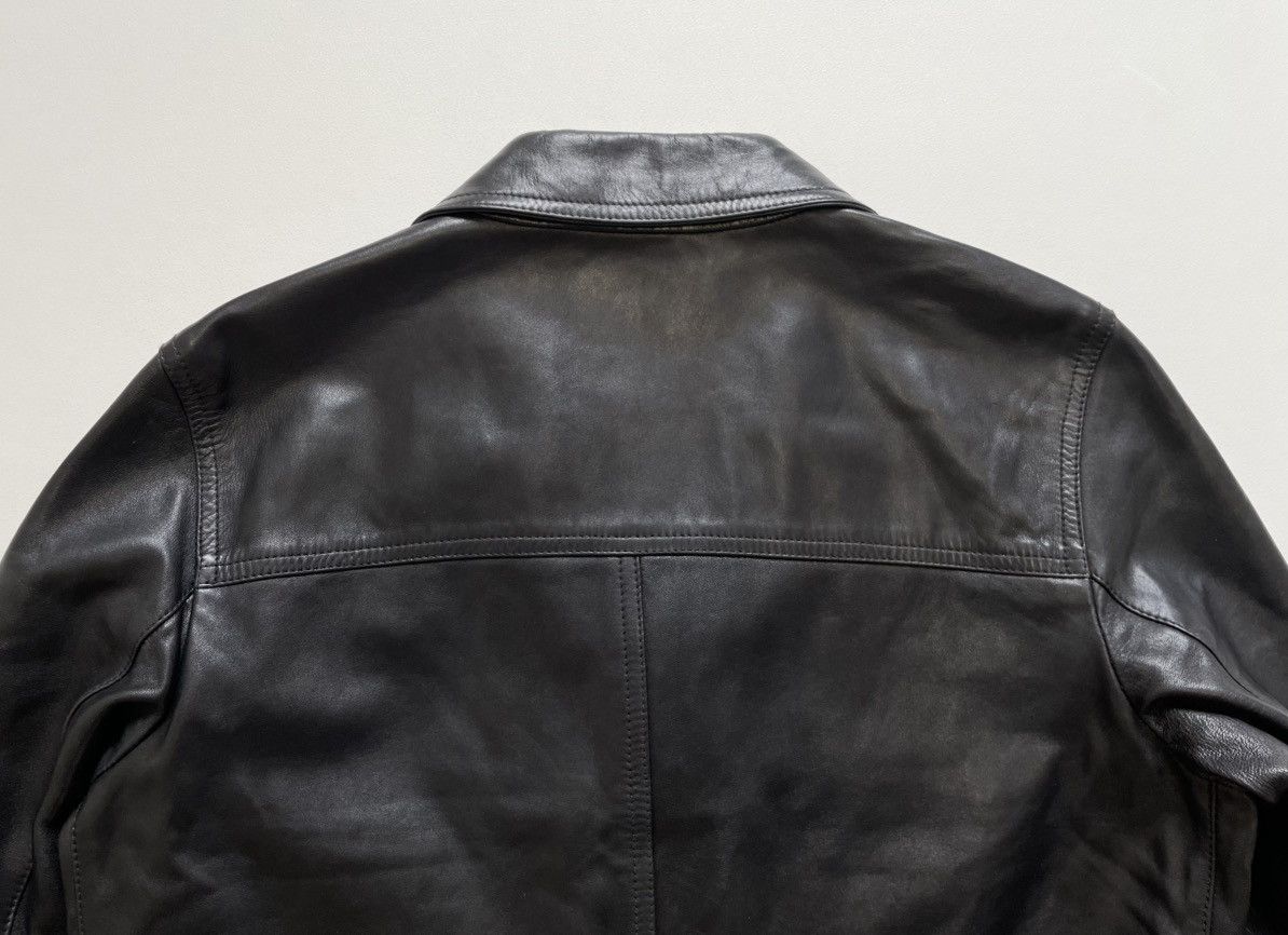 Prada A/W 06 Black Leather Overcoat Size US M / EU 48-50 / 2 - 16 Thumbnail