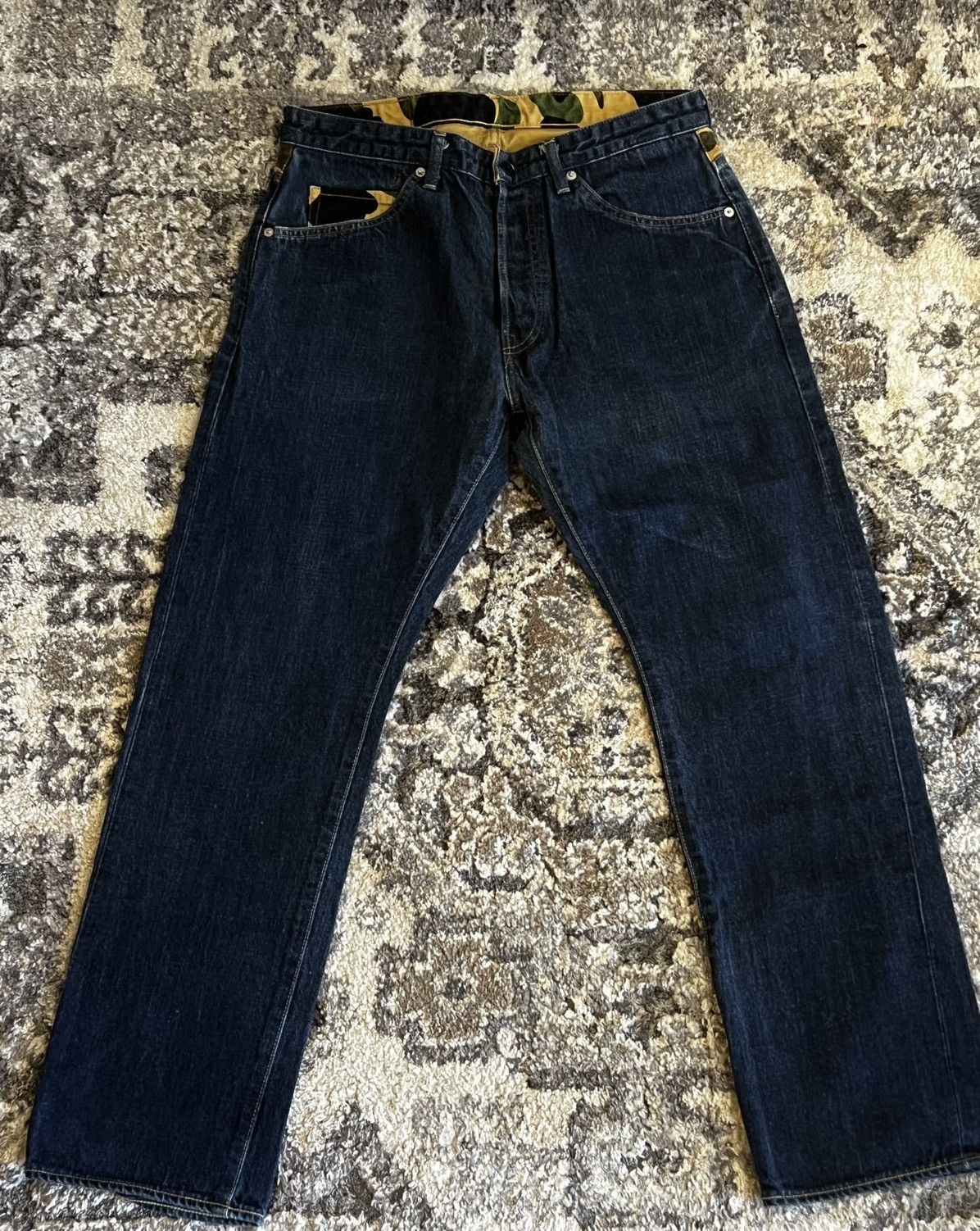 Bape Bape OG Bape Camo & Star Jeans Size US 34 / EU 50 - 1 Thumbnail