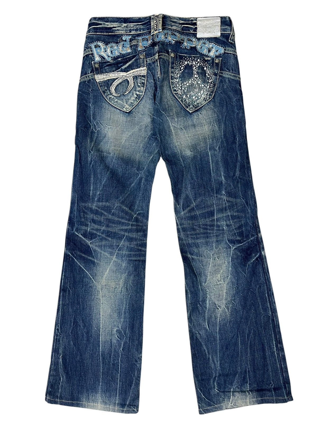 Japanese Brand Vintage Red Pepper Style By LBD Flare Jeans Streetwear Size US 31 - 2 Thumbnail