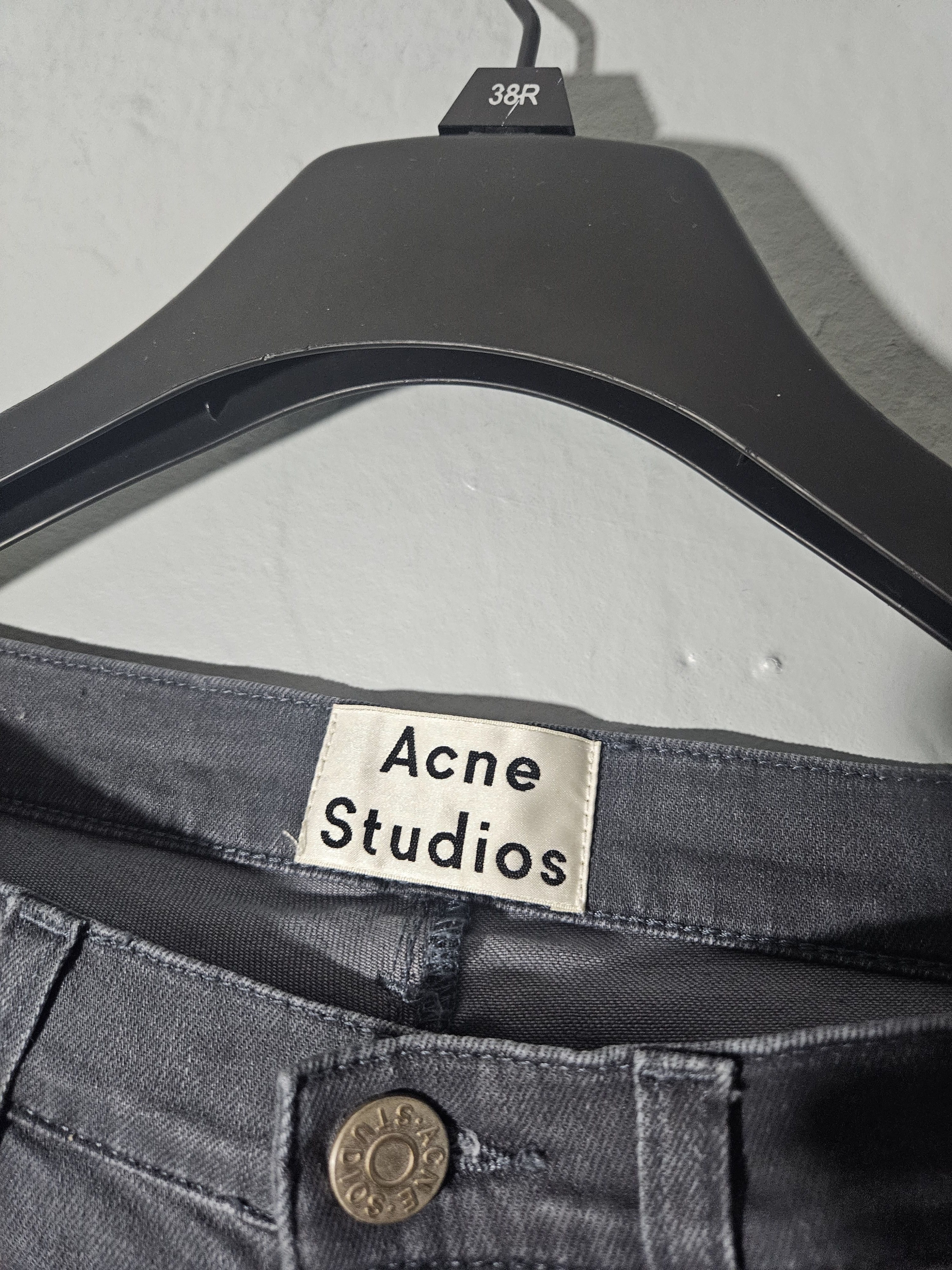 Acne Studios Max Darko Gray Denim Jeans Size US 31 - 4 Thumbnail