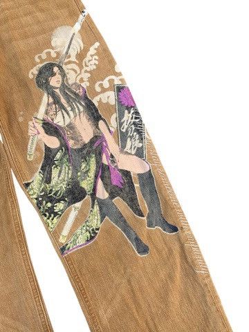 Kapital RARE💥KARAKURI DEVINE RETRIBUTION SUKAJAN JAPANESE DENIM Size US 32 / EU 48 - 10 Thumbnail