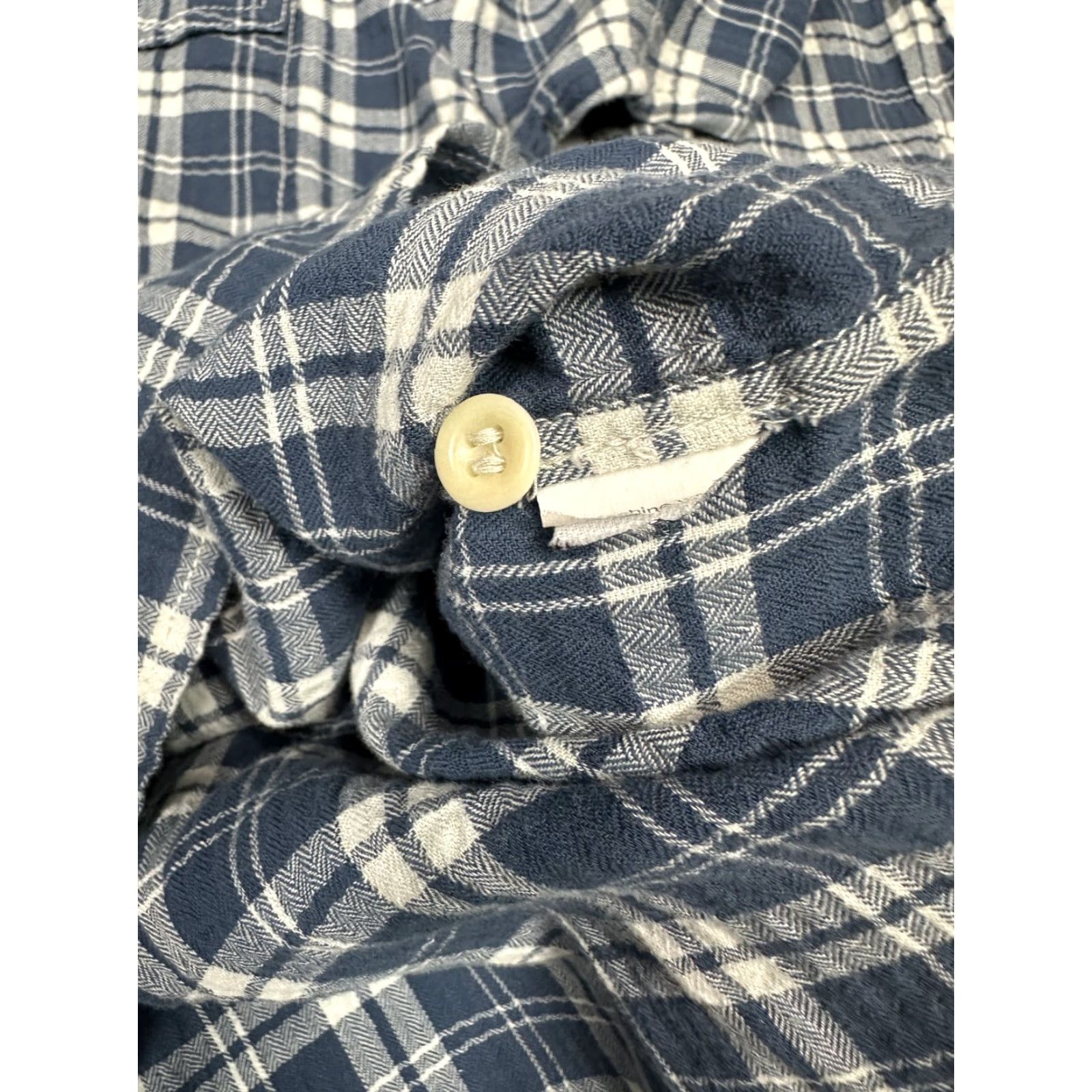 J.Crew J. Crew Women's Blue Plaid Shirt Long Sleeve Button-Up Cotton Casual Sz M Size M / US 6-8 / IT 42-44 - 5 Thumbnail