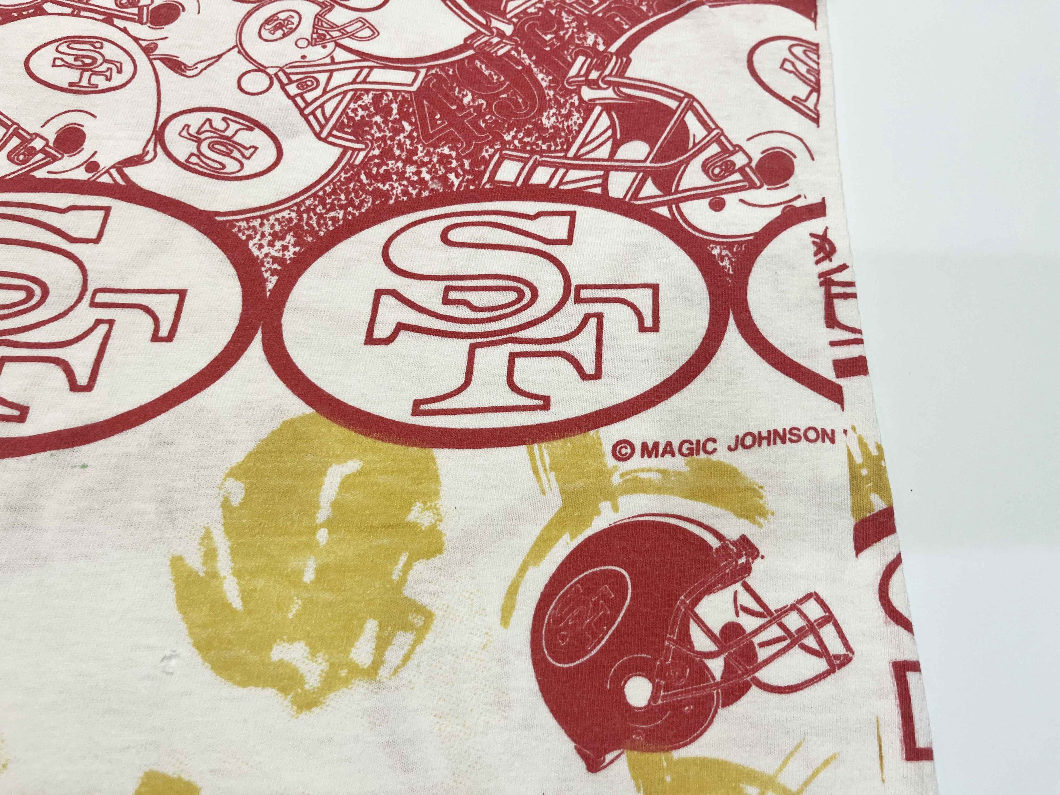 Vintage Vintage Magic Johnson Ts NFL San Francisco 49ers AOP T-Shirt Size US M / EU 48-50 / 2 - 6 Thumbnail